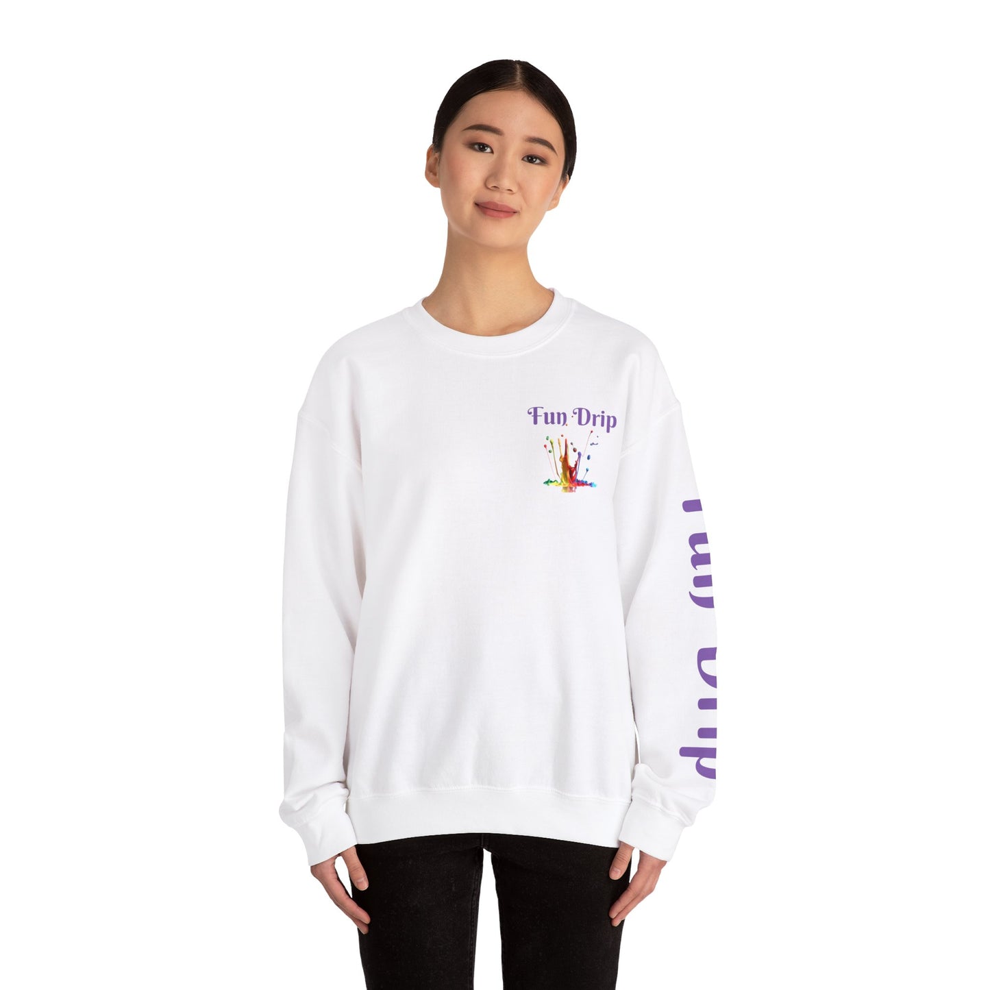 Growing and learning, walking away, Inspirational sweatshirt