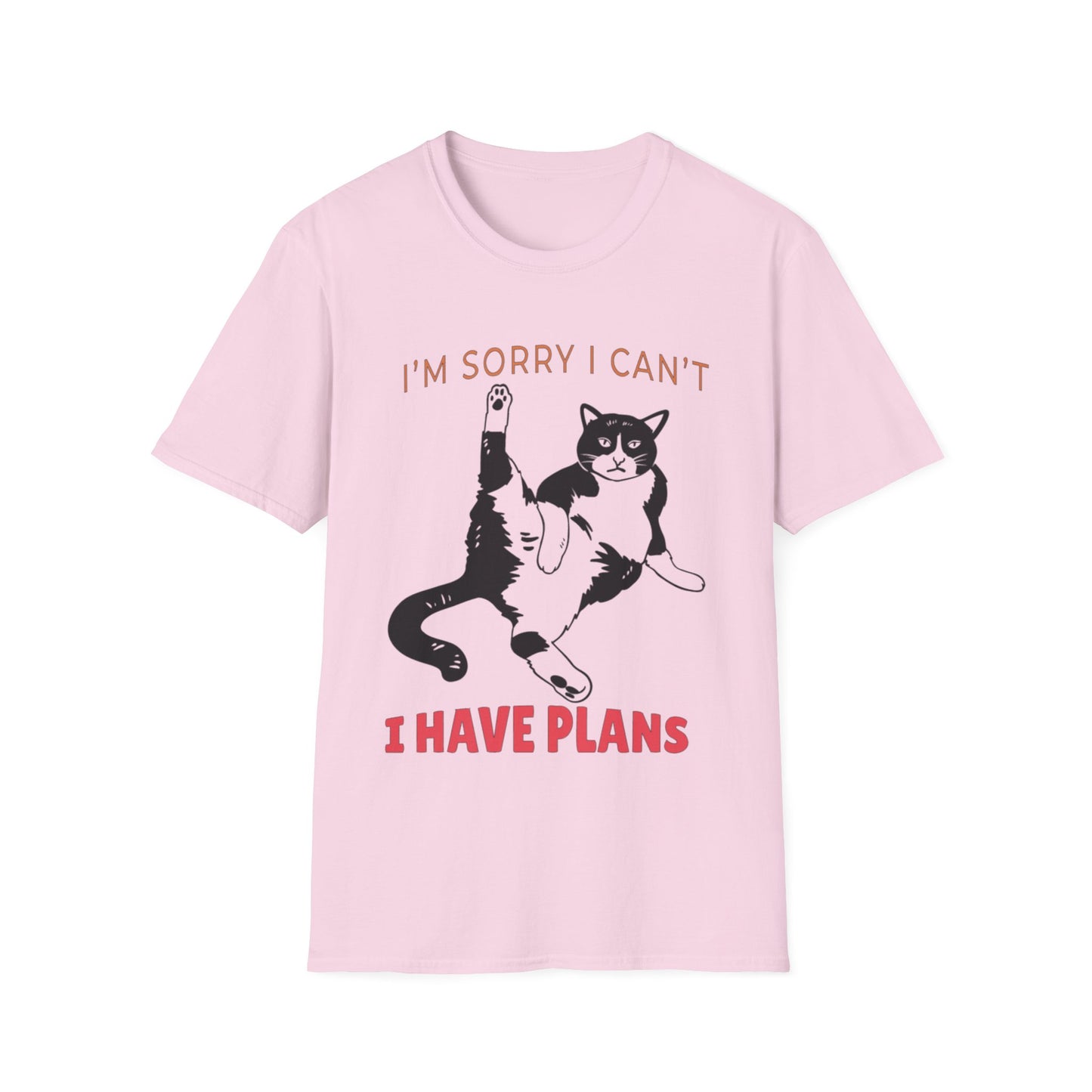 Cat Tee, Plans t-shirt, cat being busy shirt