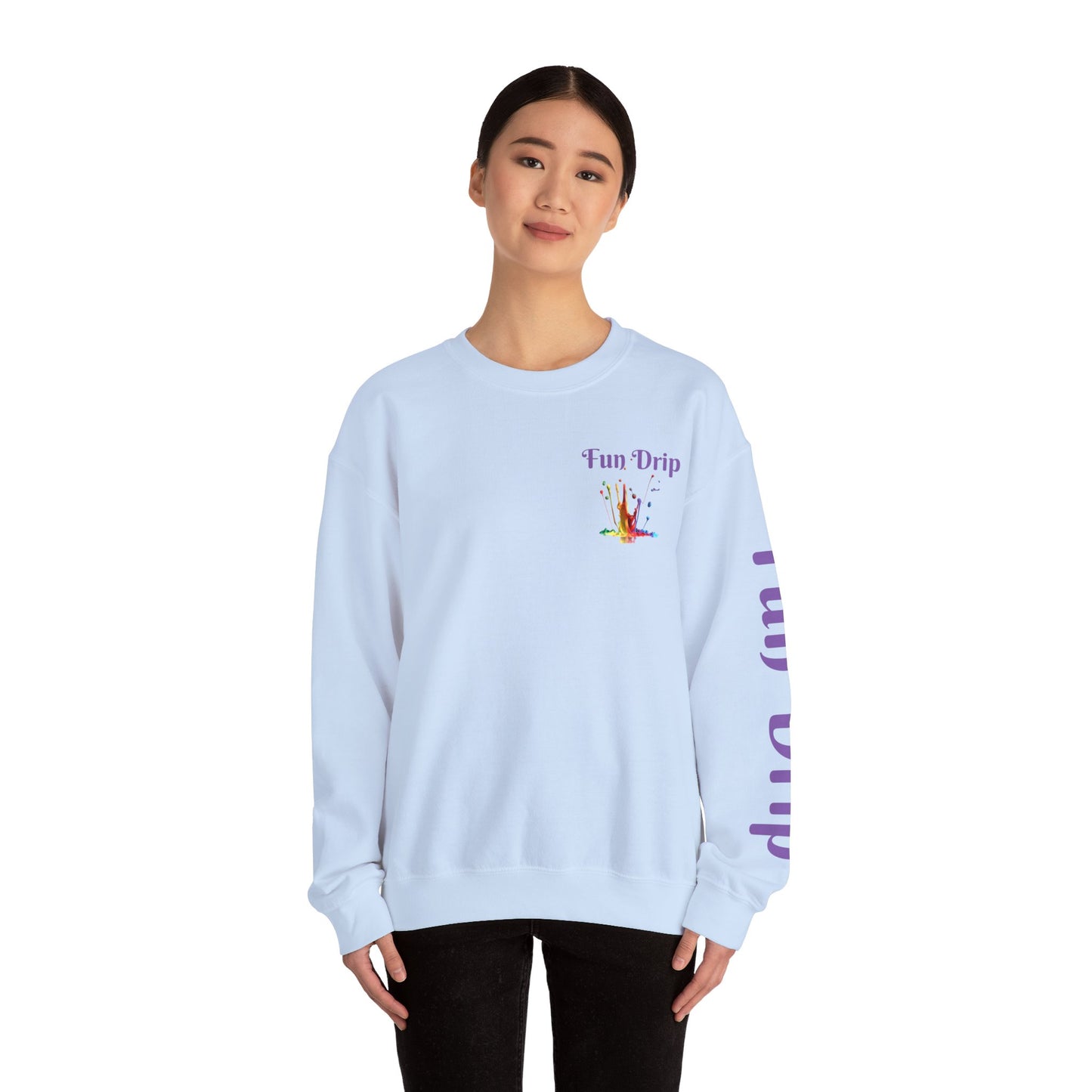 Growing and learning, walking away, Inspirational sweatshirt