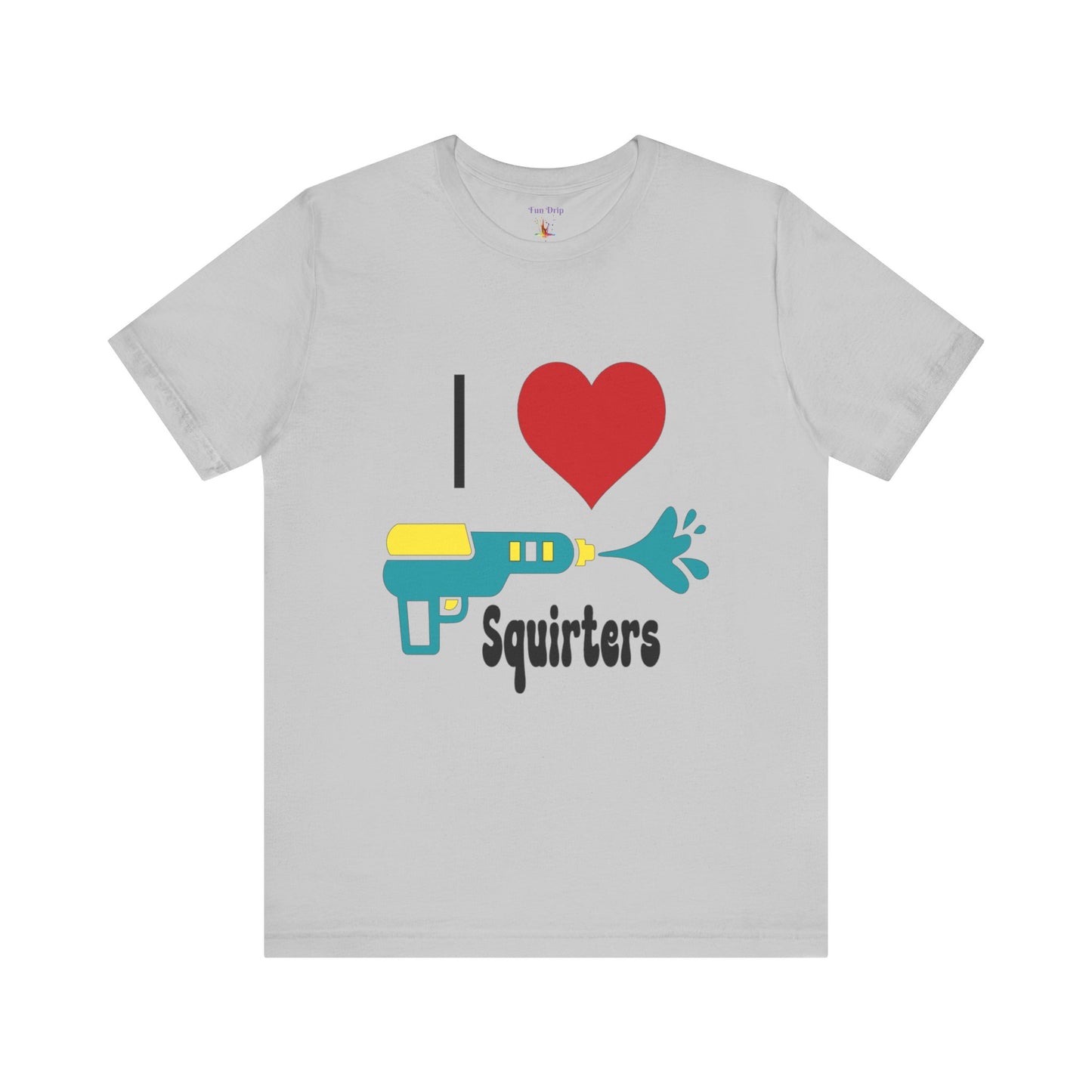 Funny Squirt Gun Joke Tee, Humorous Water Pistol T-Shirt, Prank Unisex Top, Hilarious Graphic Shirt, Sarcastic Men's Tshirt