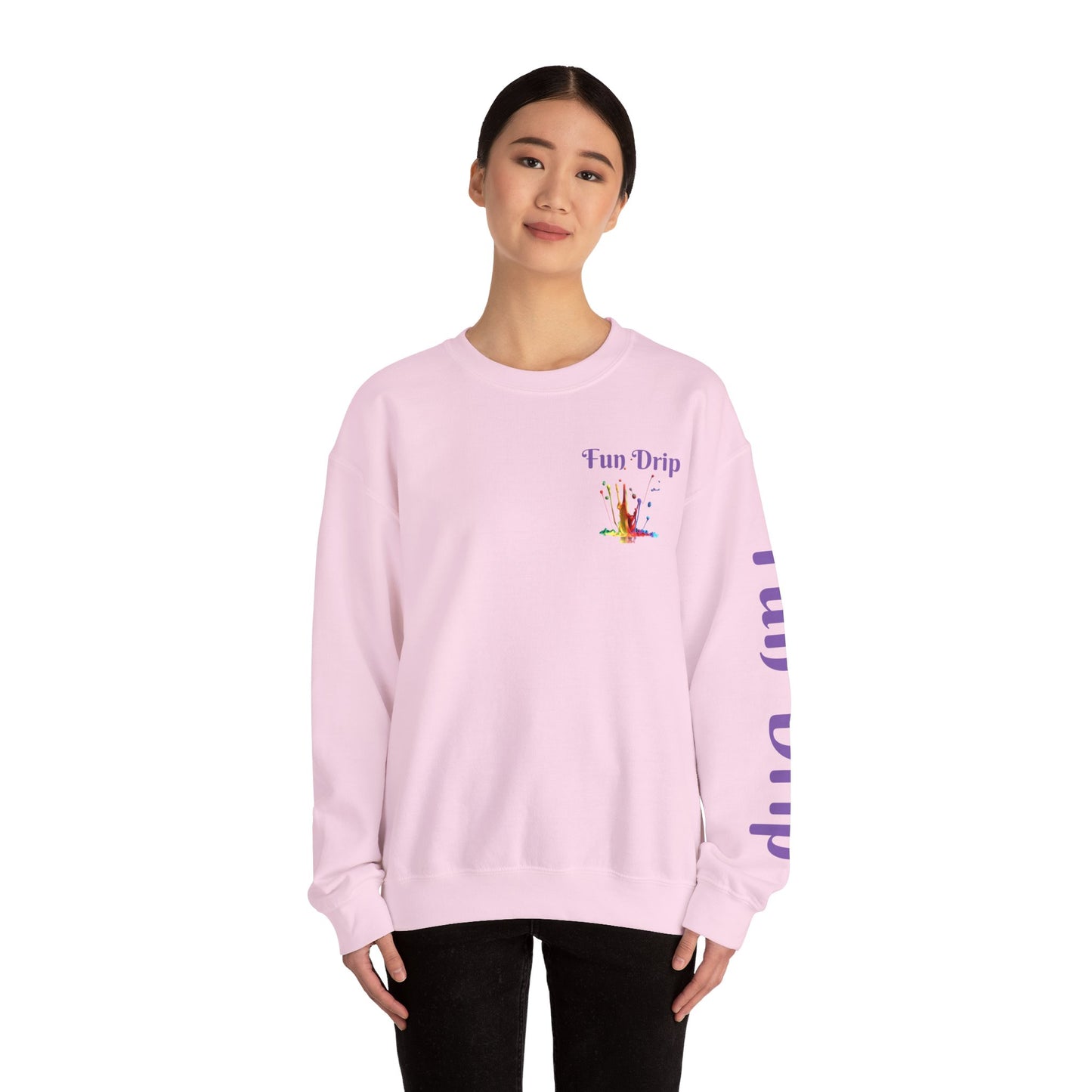 Growing and learning, walking away, Inspirational sweatshirt