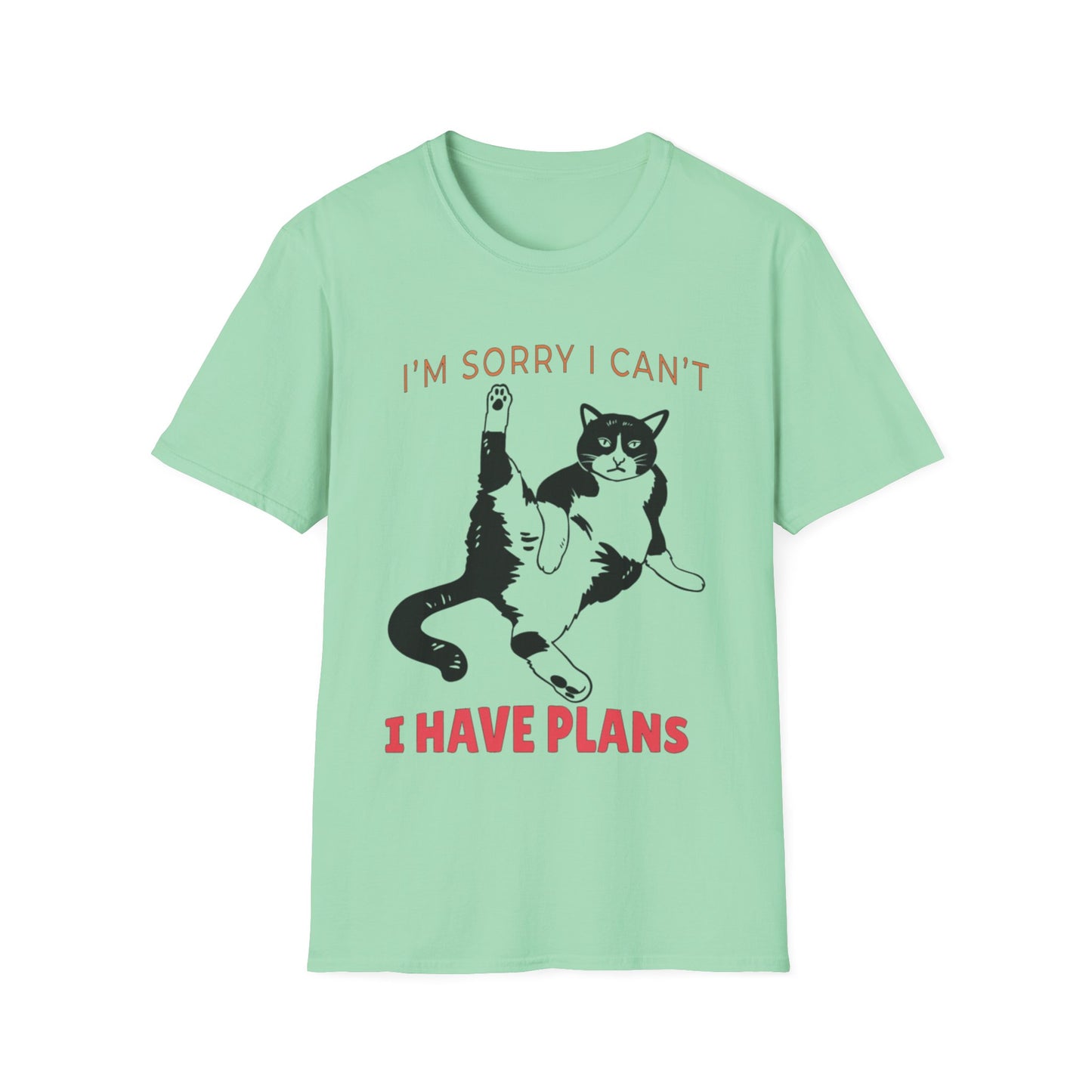 Cat Tee, Plans t-shirt, cat being busy shirt