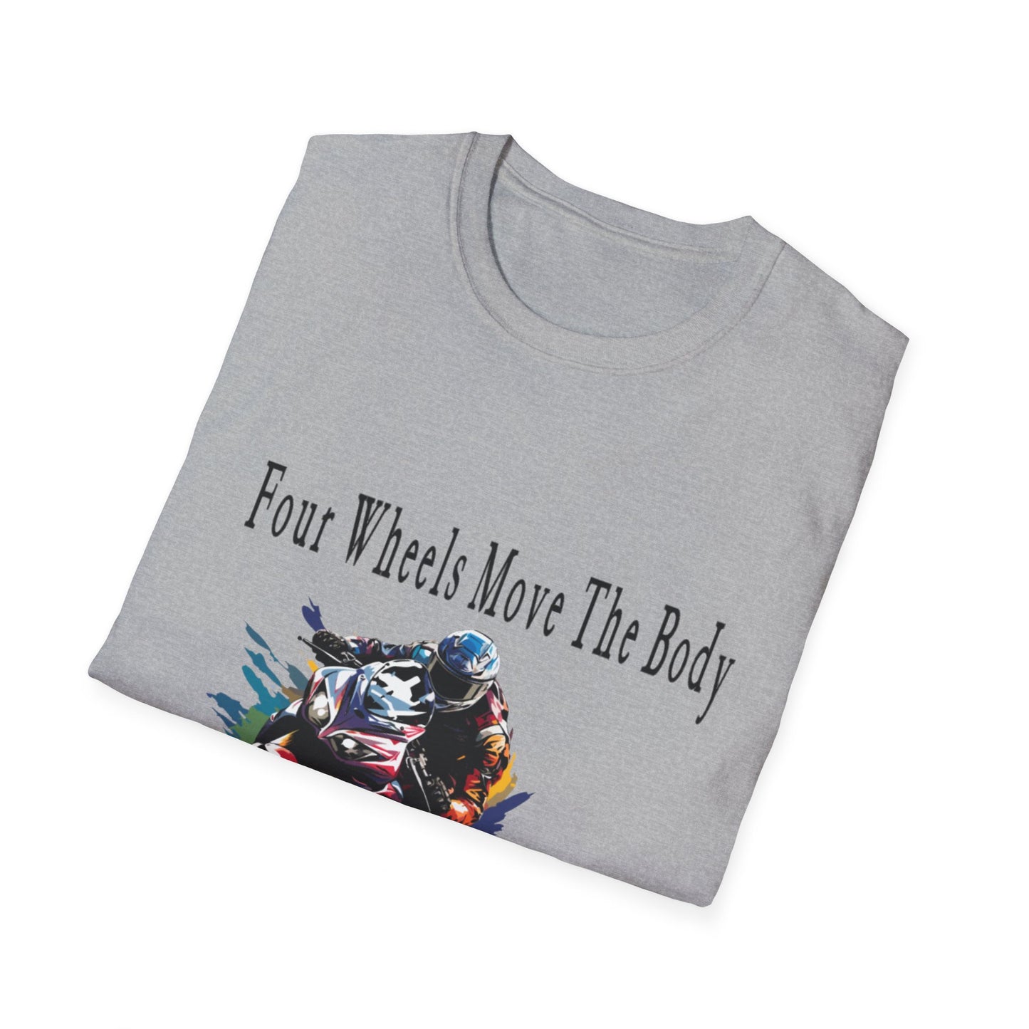 Motorcycle Riding Softstyle T-Shirt, Street bike inspired