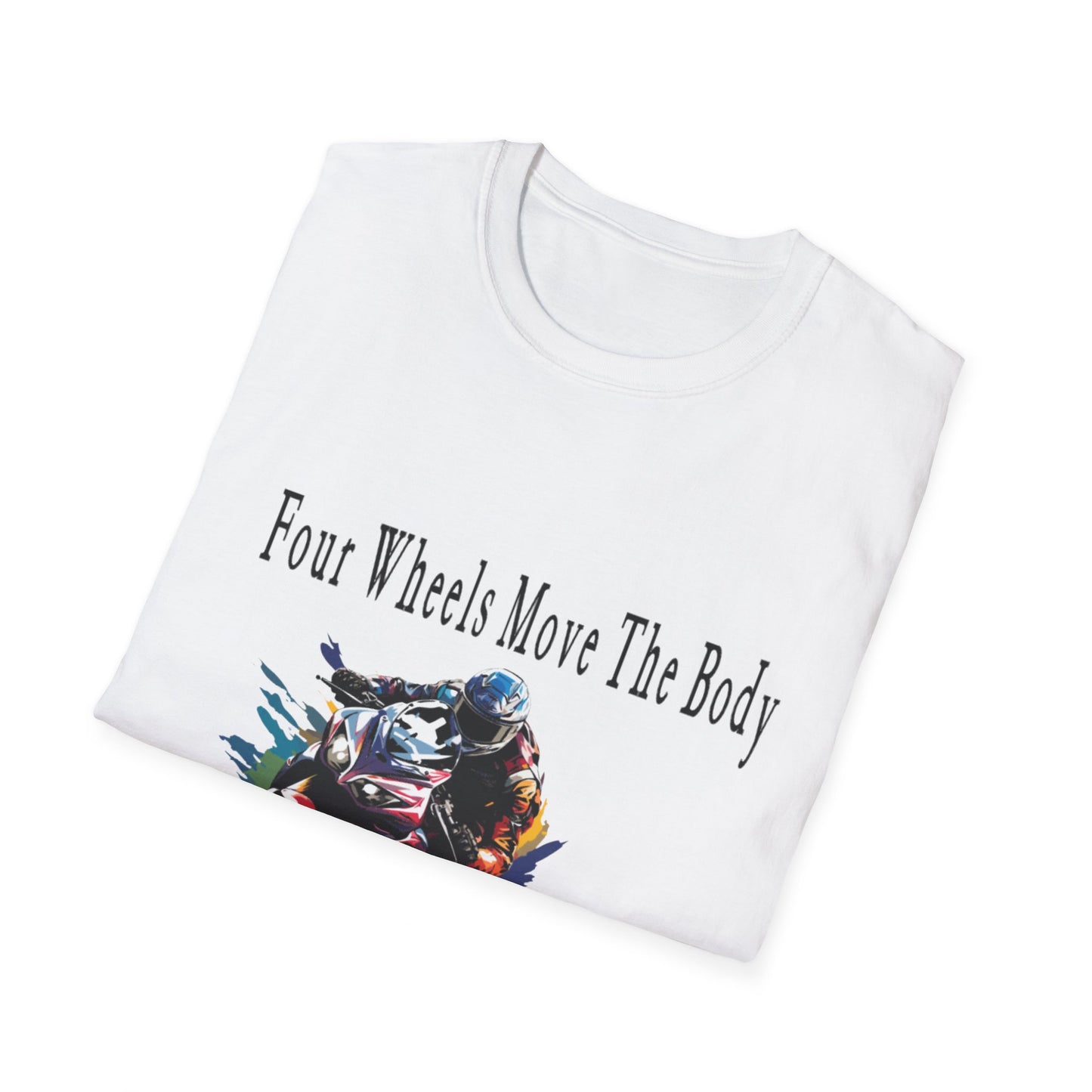 Motorcycle Riding Softstyle T-Shirt, Street bike inspired