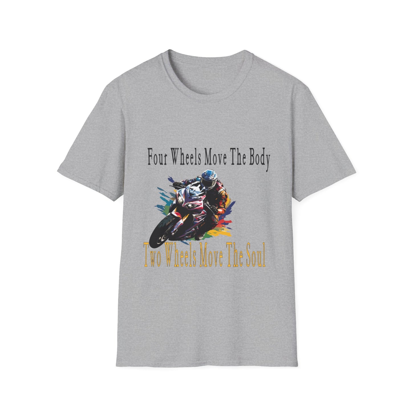 Motorcycle Riding Softstyle T-Shirt, Street bike inspired