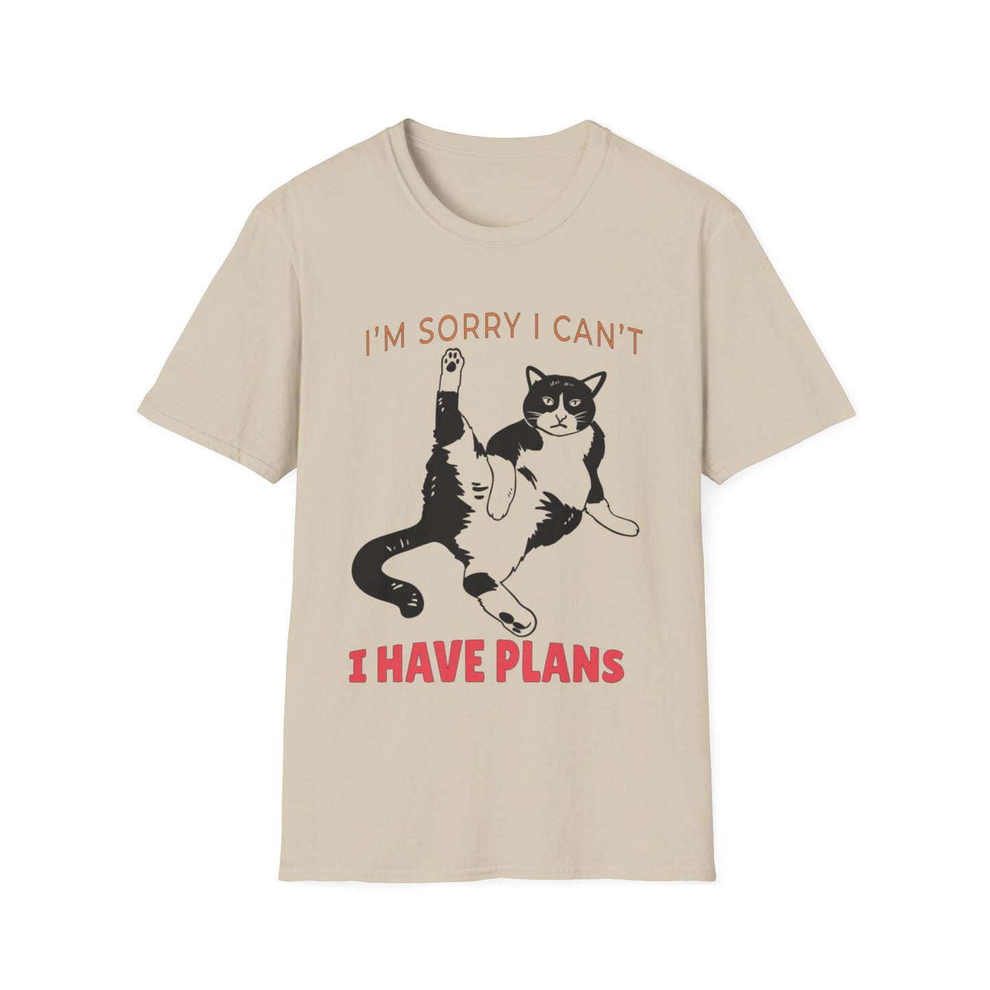 Cat Tee, Plans t-shirt, cat being busy shirt
