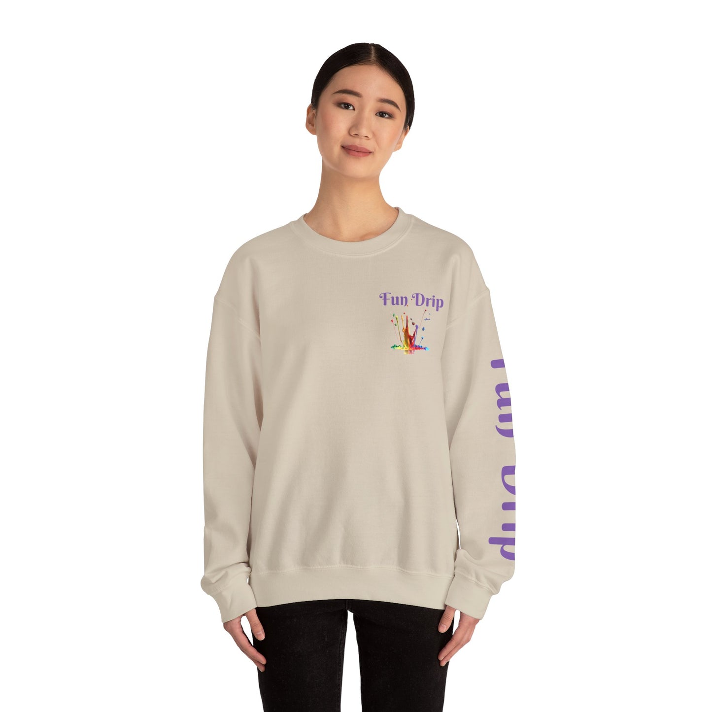 Growing and learning, walking away, Inspirational sweatshirt