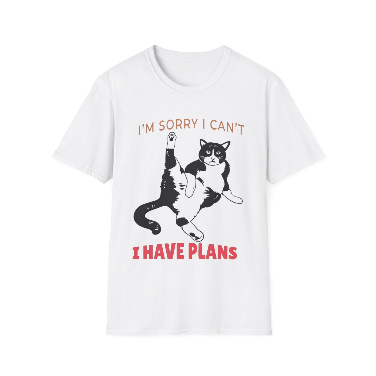 Cat Tee, Plans t-shirt, cat being busy shirt