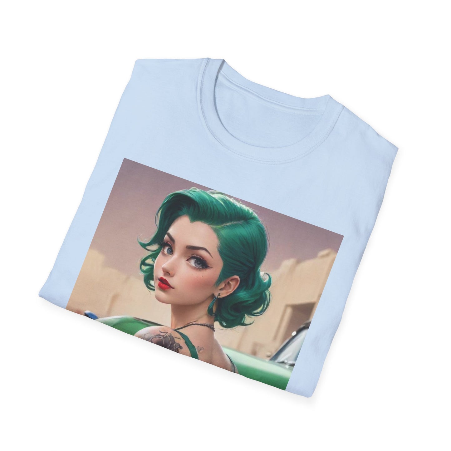 AI inspired Anime t-shirt, Anime Tee