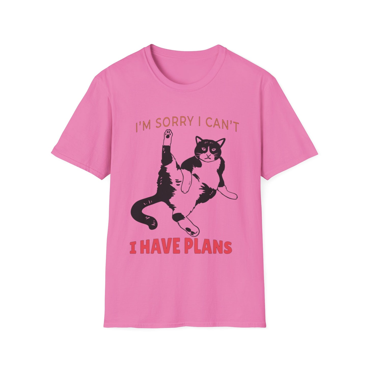 Cat Tee, Plans t-shirt, cat being busy shirt