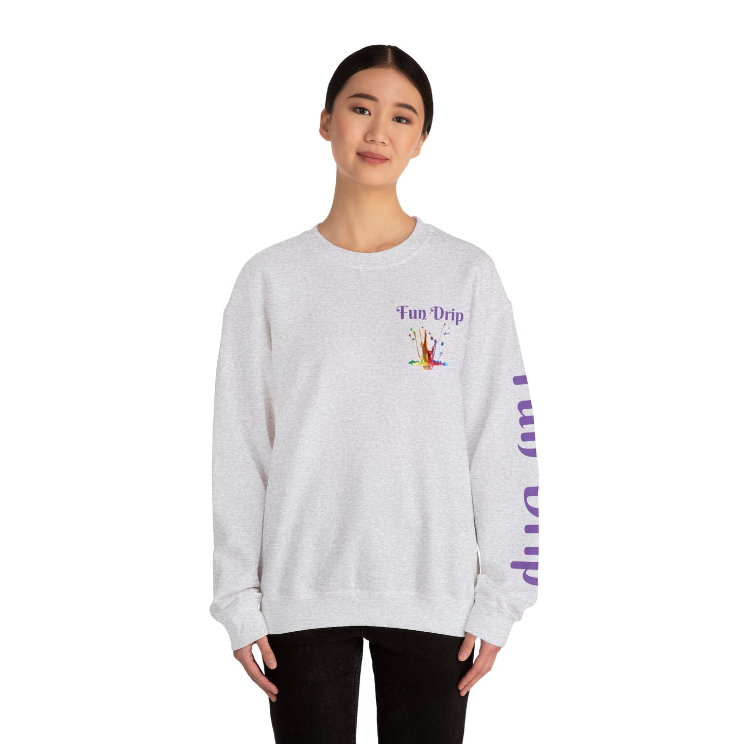 Growing and learning, walking away, Inspirational sweatshirt
