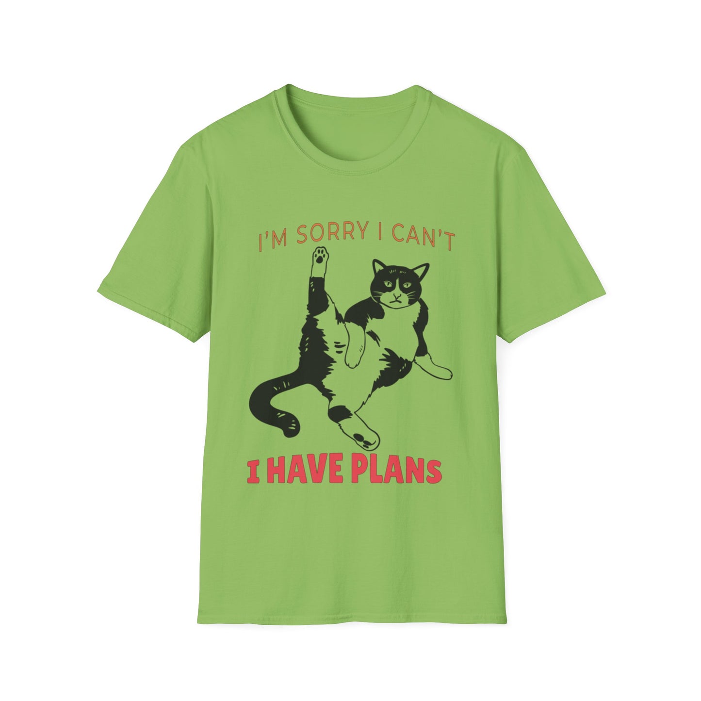 Cat Tee, Plans t-shirt, cat being busy shirt