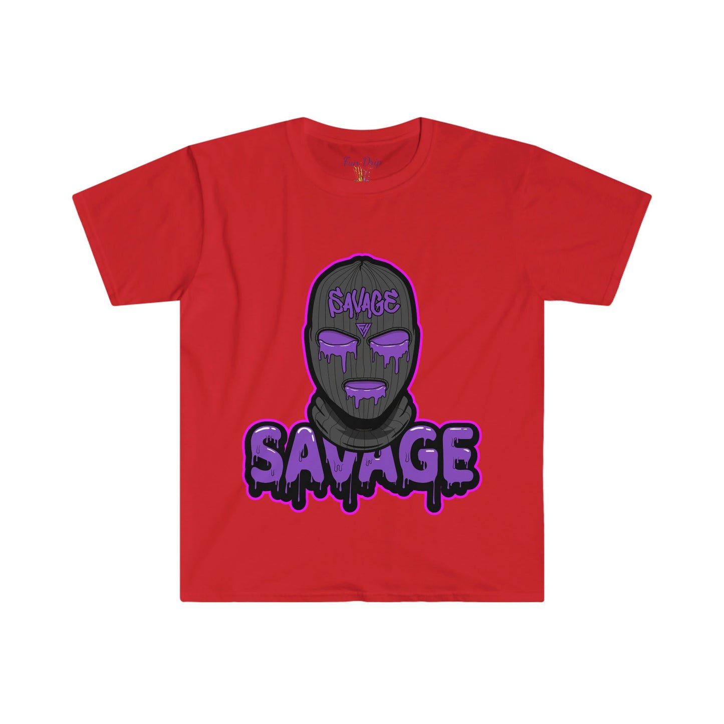 Unisex Softstyle T-Shirt, ski mask, savage, hustle, mask
