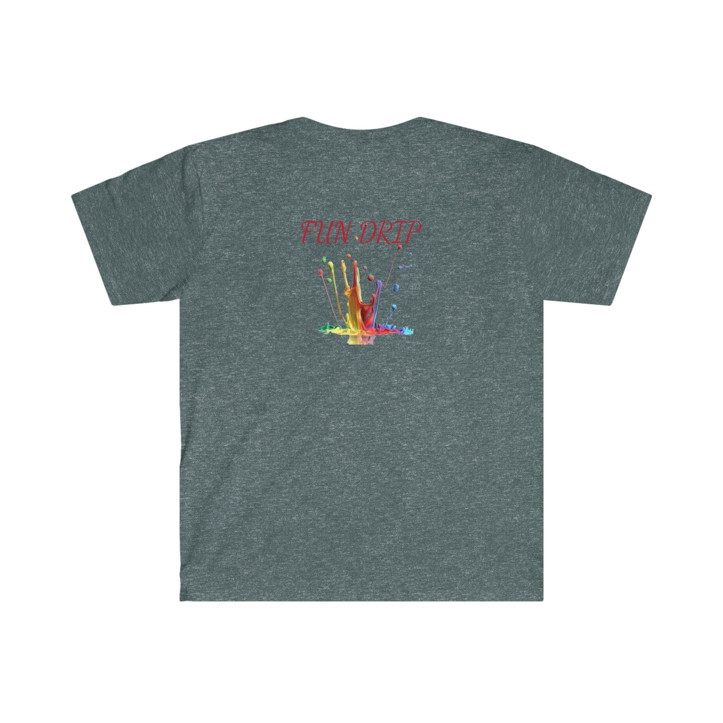 Unisex Softstyle T-Shirt, Lips, dripping lips, sparkling lips, mouth