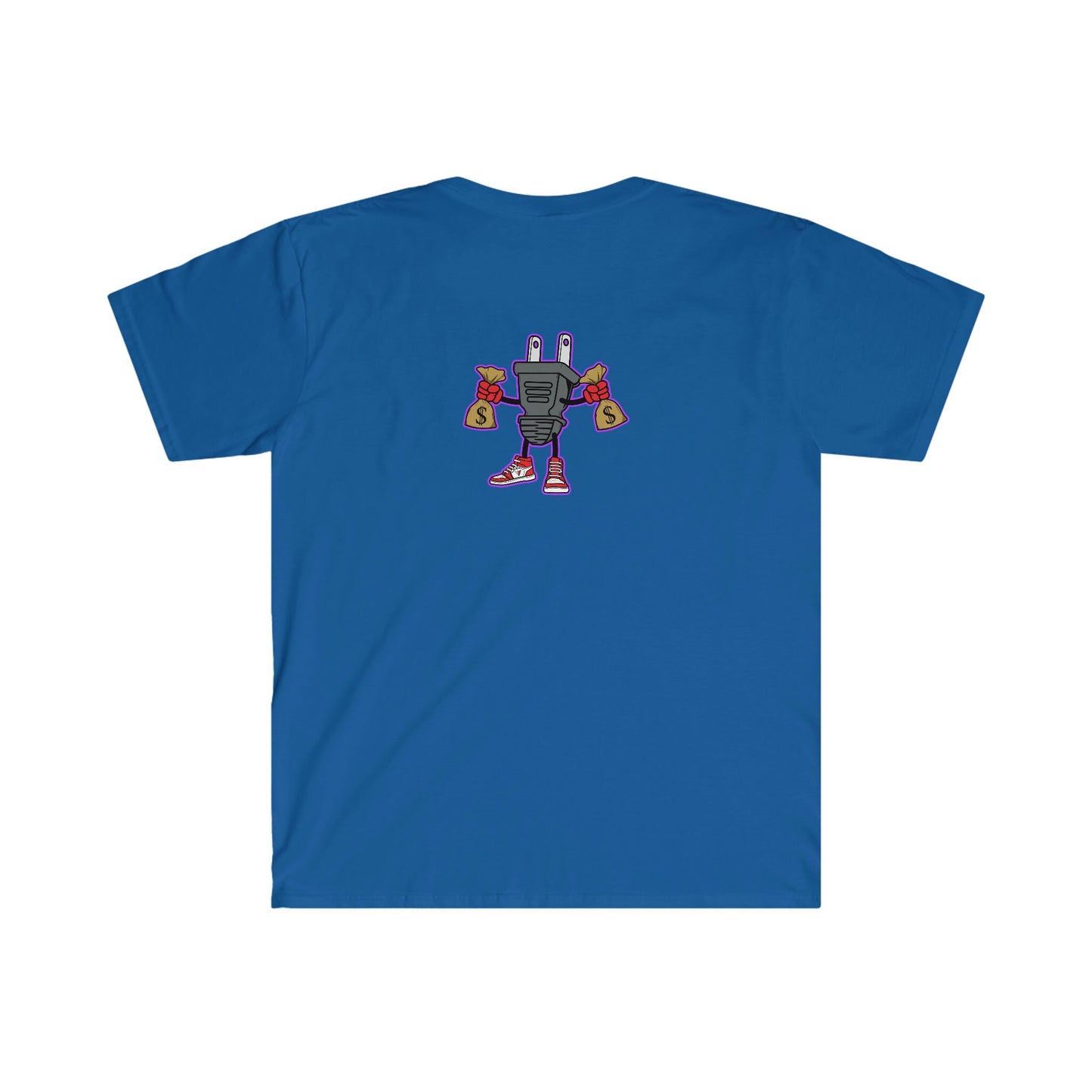 Unisex Softstyle T-Shirt, plug, money, hustle plug, money plug, hustle money