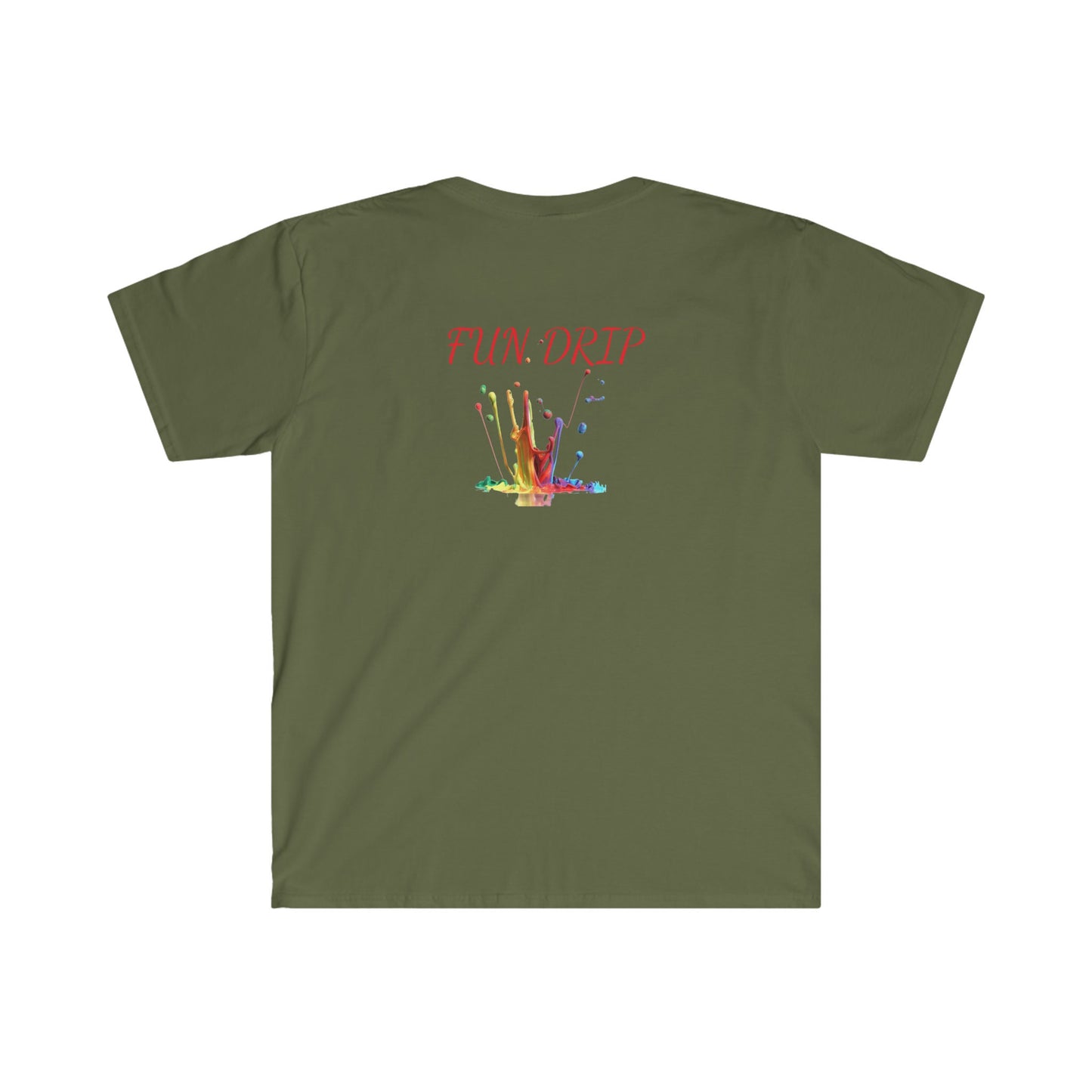 Unisex Softstyle T-Shirt, colorful tiger, watercolor animal, vibrant tiger