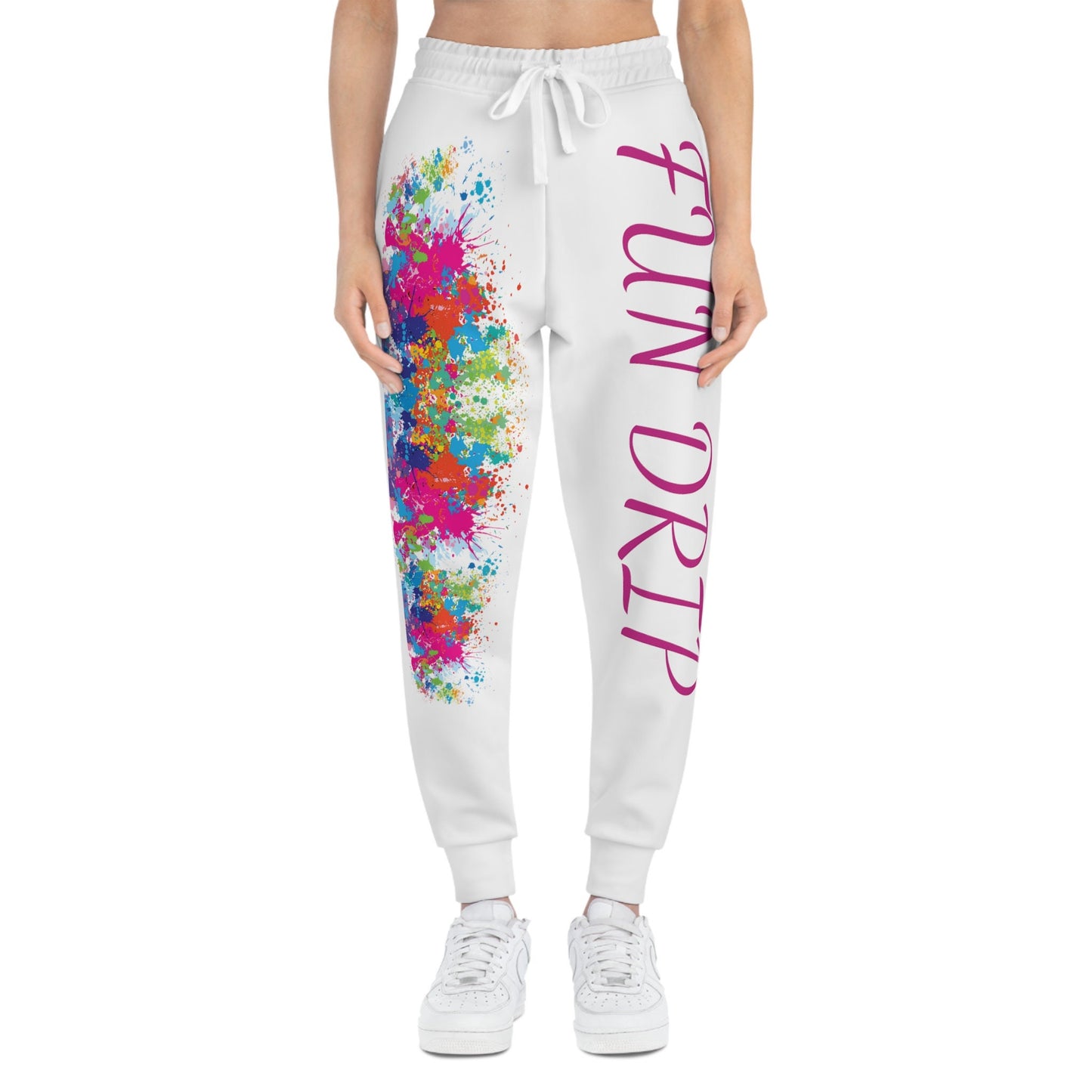 Athletic Joggers (AOP), paint platter, fun, colorful, bold paint colors