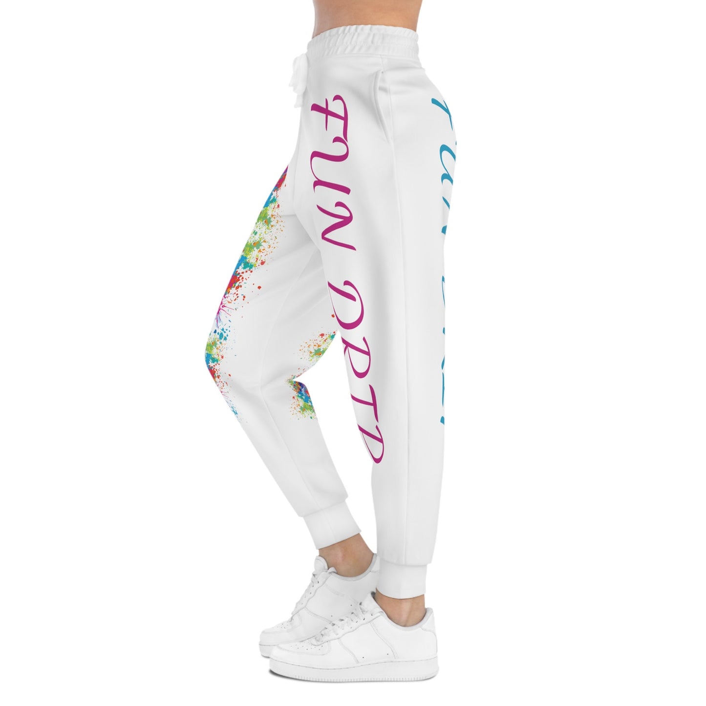 Athletic Joggers (AOP), paint platter, fun, colorful, bold paint colors