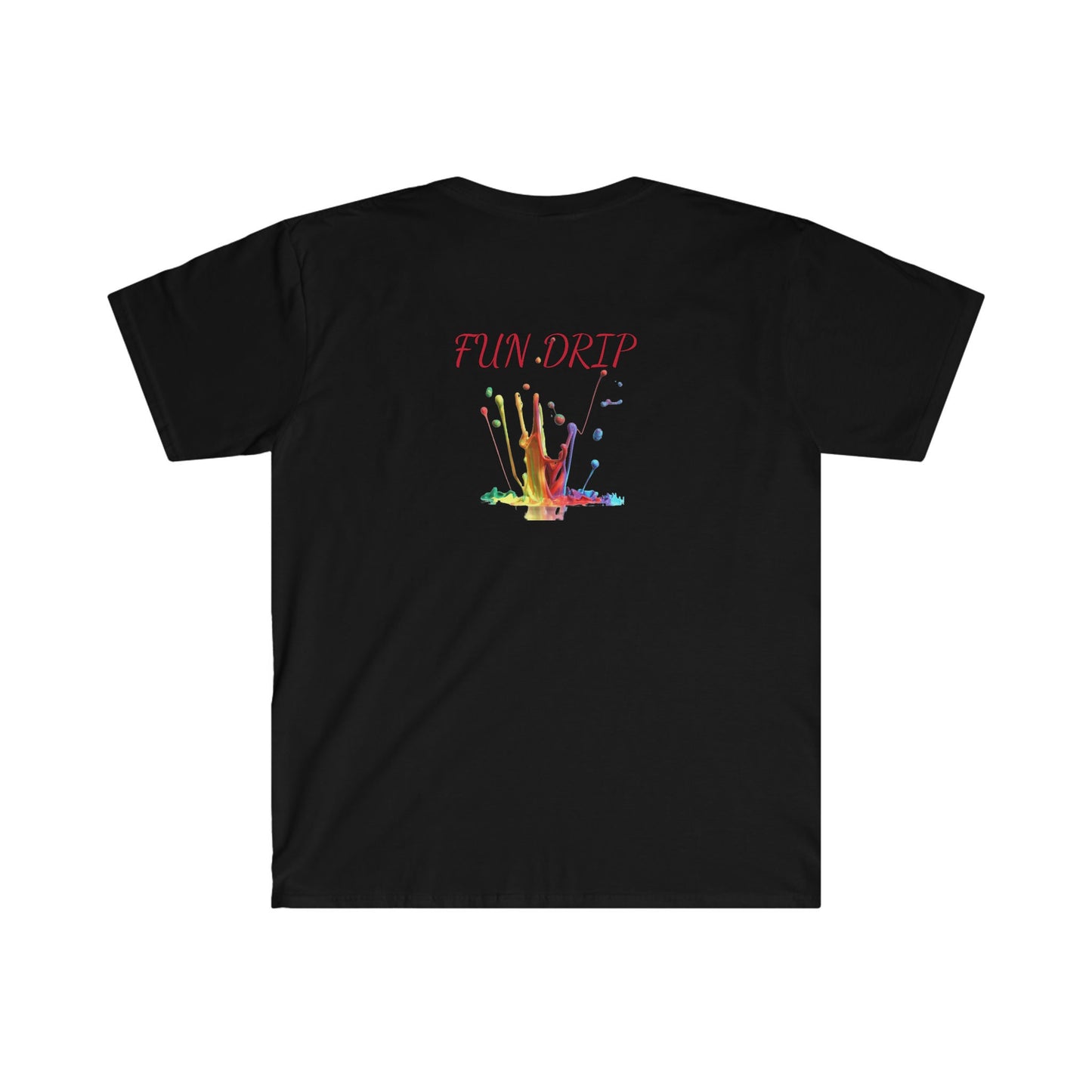 Unisex Softstyle T-Shirt, Lips, dripping lips, sparkling lips, mouth
