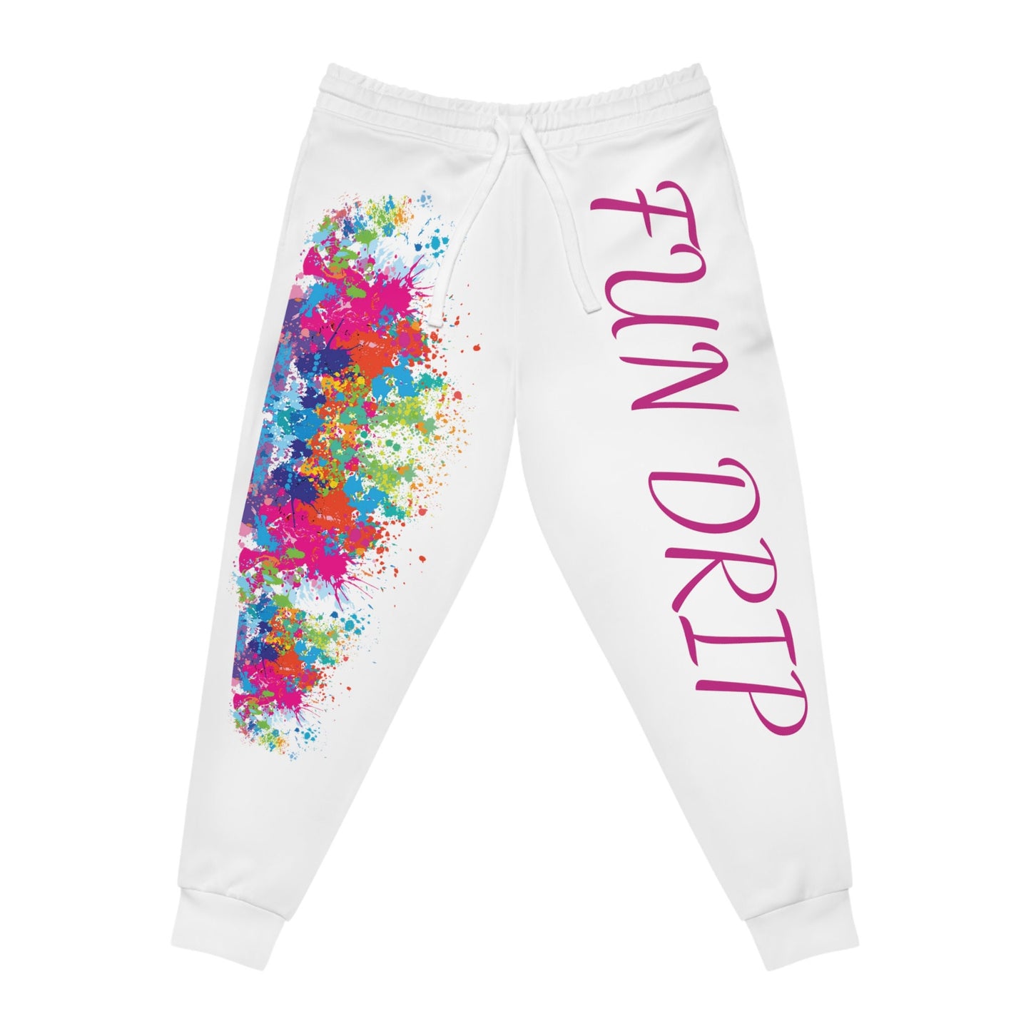 Athletic Joggers (AOP), paint platter, fun, colorful, bold paint colors