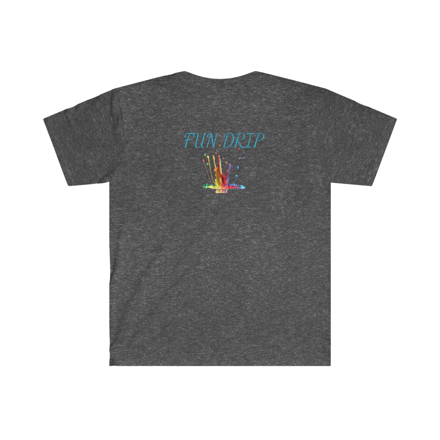 Unisex Softstyle T-Shirt, dripping paint, paint, splatter