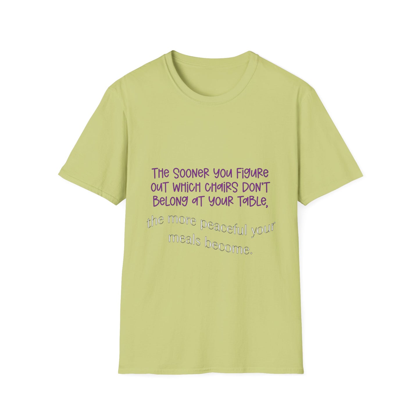 Unisex Softstyle T-Shirt with a witty, humor saying