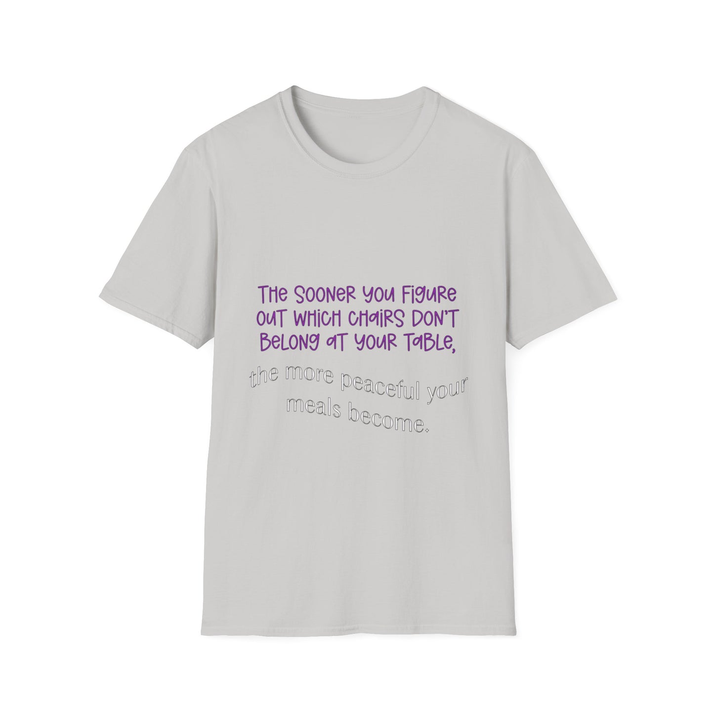 Unisex Softstyle T-Shirt with a witty, humor saying