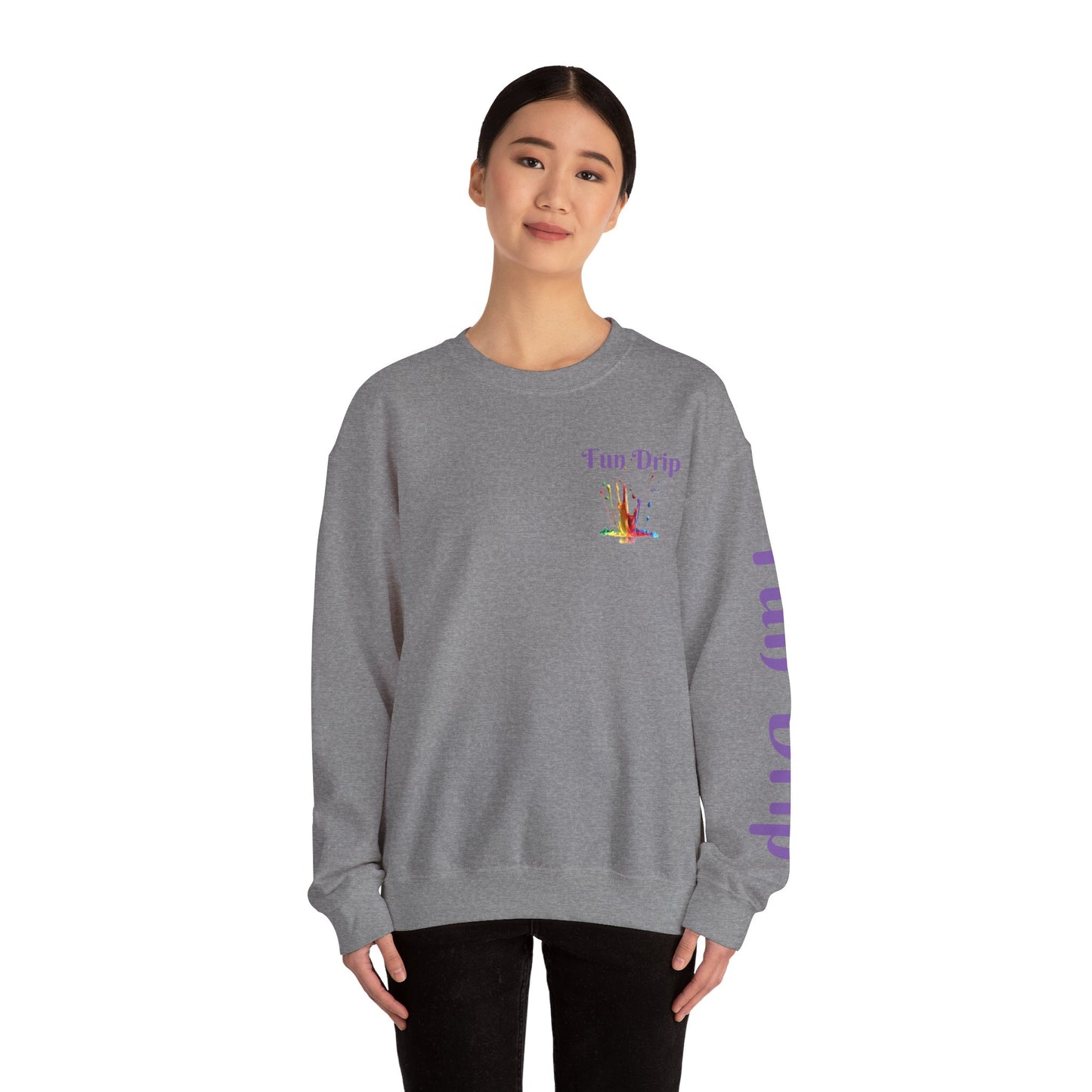 Growing and learning, walking away, Inspirational sweatshirt