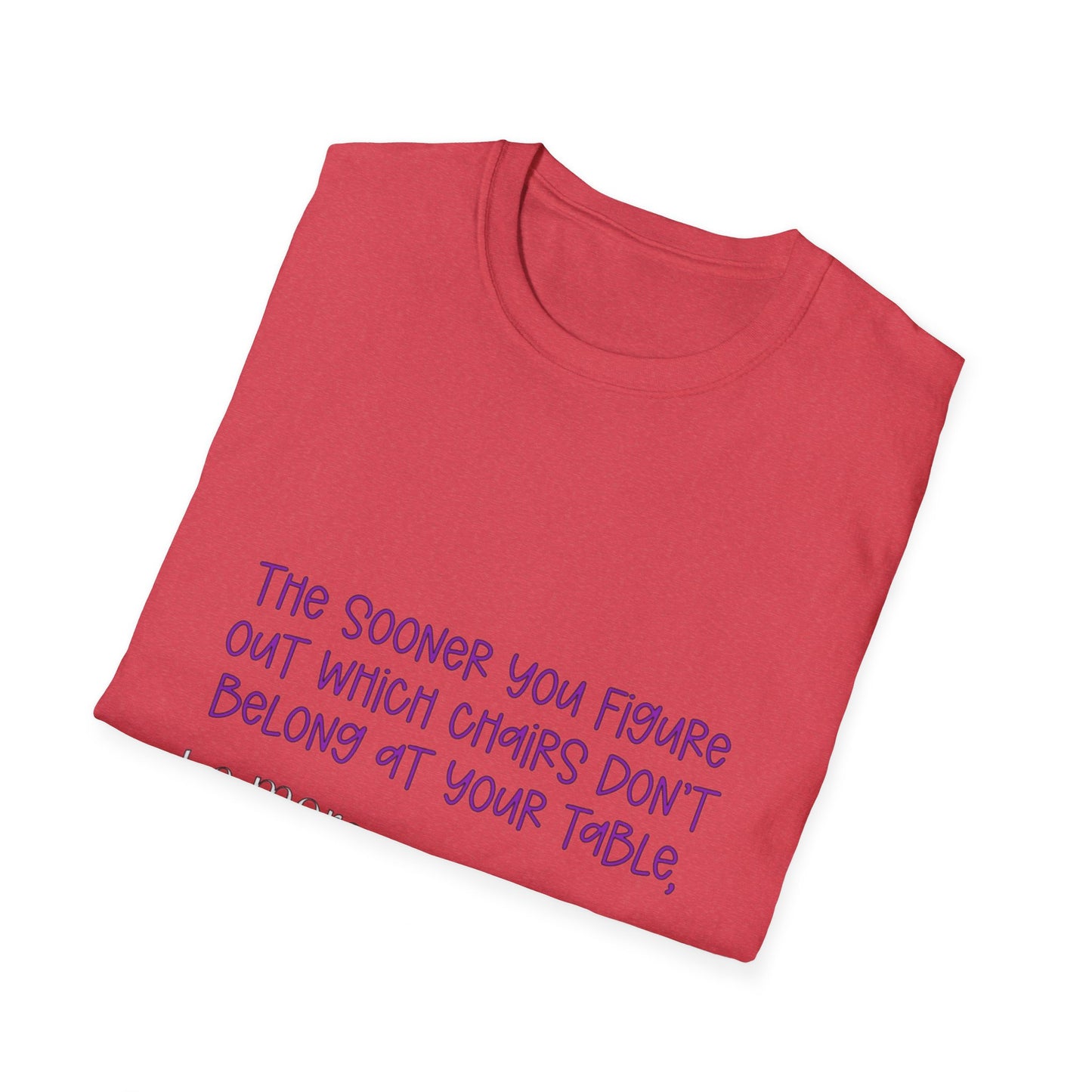 Unisex Softstyle T-Shirt with a witty, humor saying