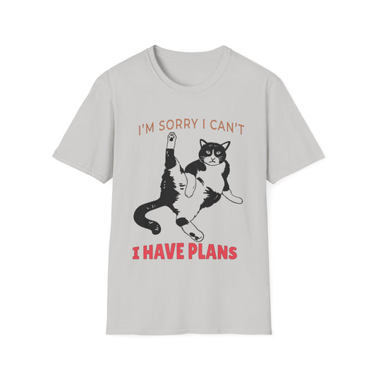 Cat Tee, Plans t-shirt, cat being busy shirt