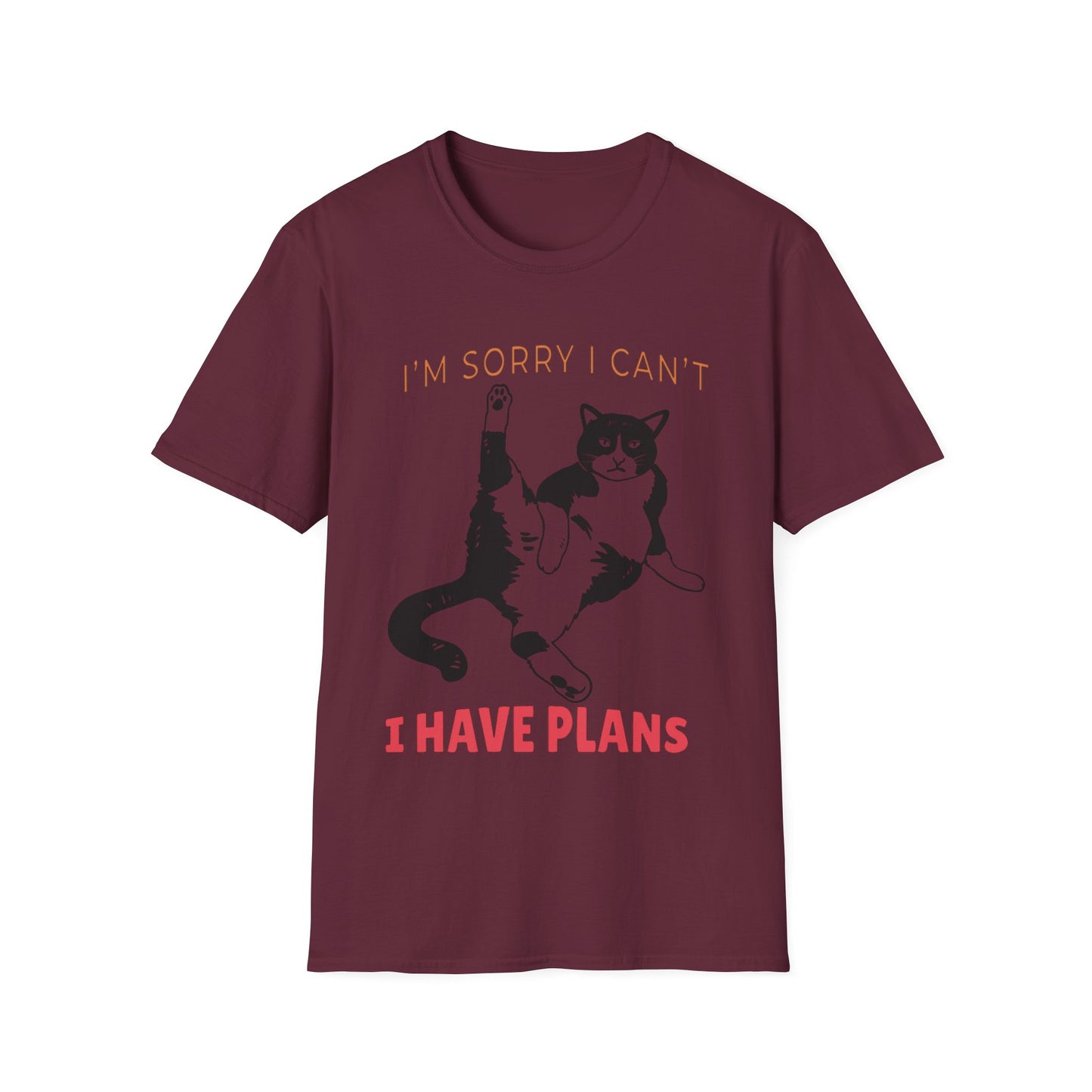Cat Tee, Plans t-shirt, cat being busy shirt