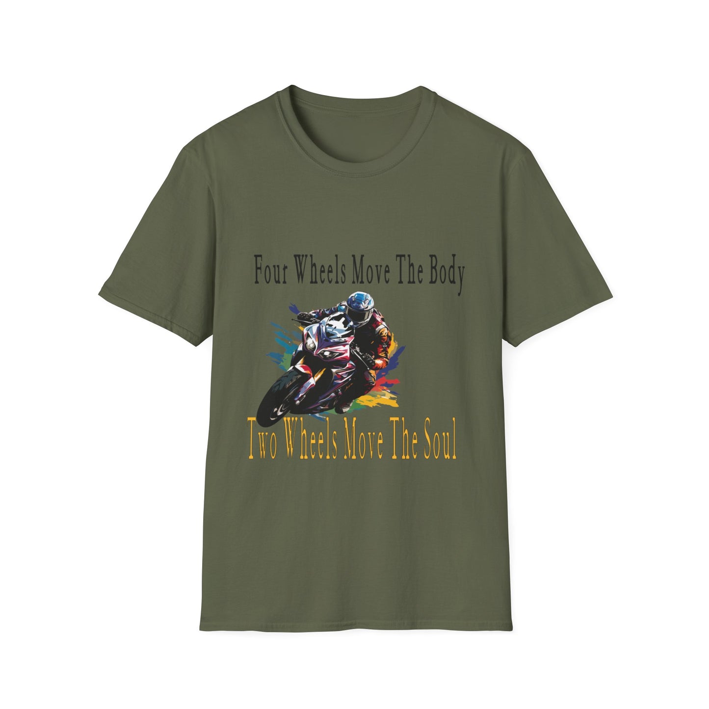 Motorcycle Riding Softstyle T-Shirt, Street bike inspired