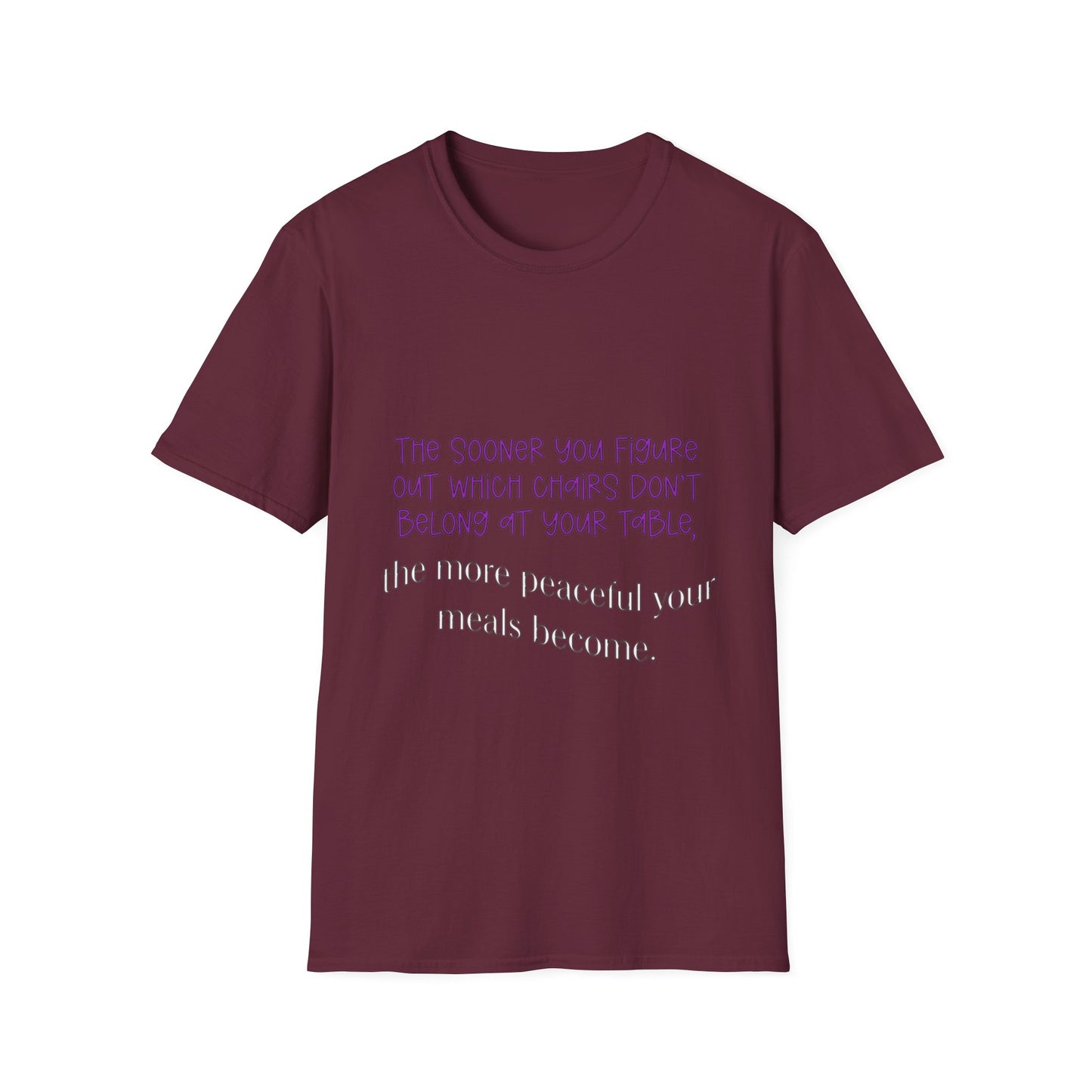 Unisex Softstyle T-Shirt with a witty, humor saying