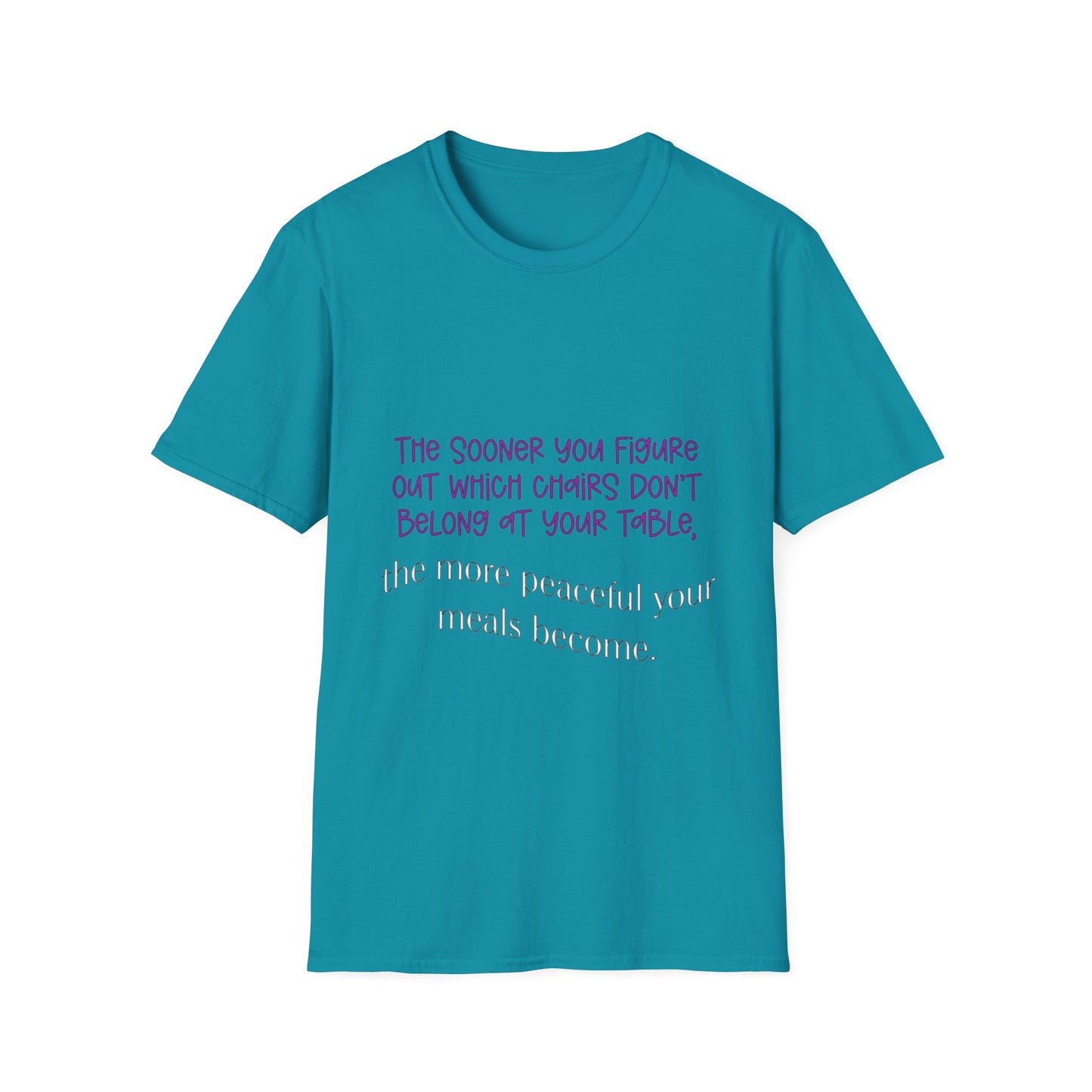 Unisex Softstyle T-Shirt with a witty, humor saying