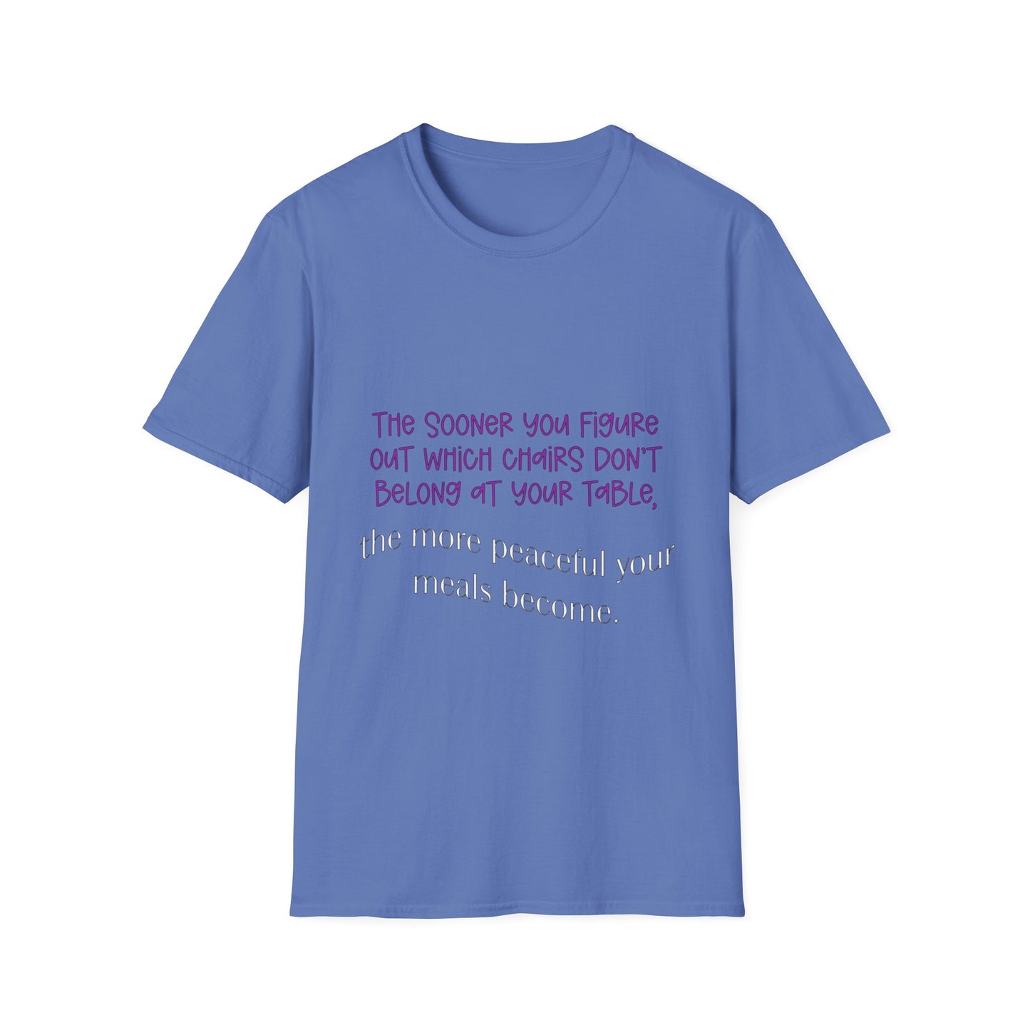 Unisex Softstyle T-Shirt with a witty, humor saying