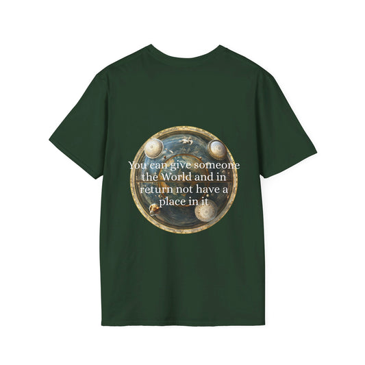 The World, But Not a Place: Thoughtful Reflections Tee