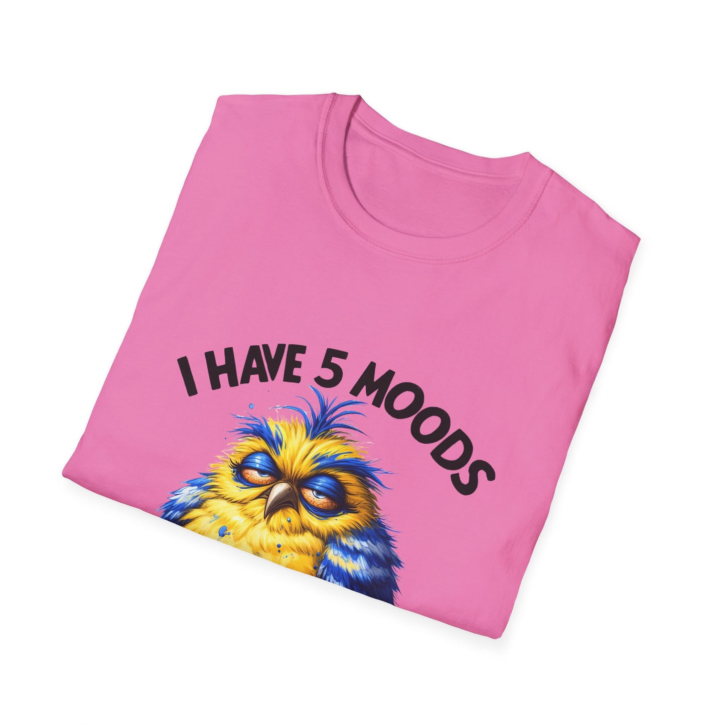 5 moods tee, not in the mood t-shirt
