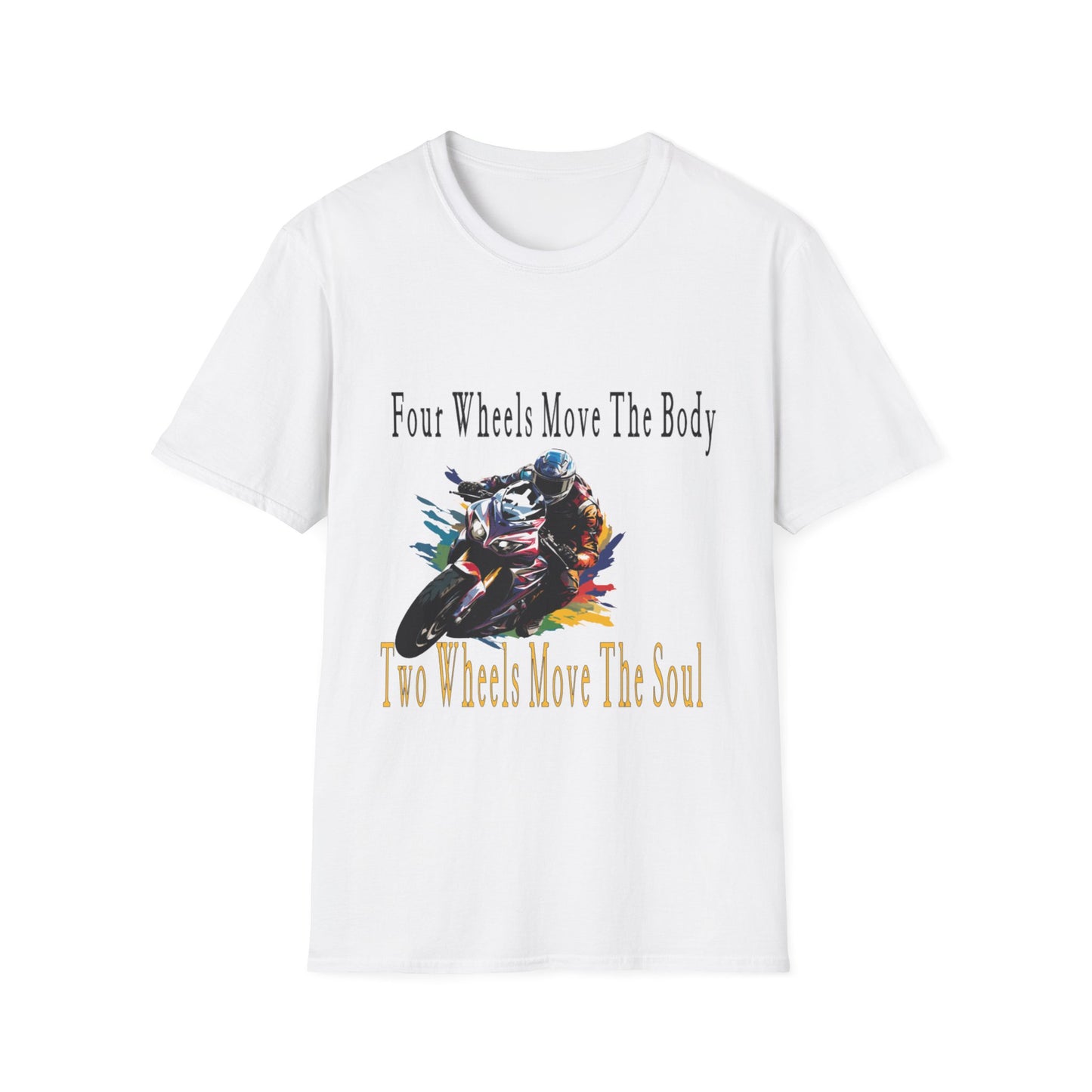Motorcycle Riding Softstyle T-Shirt, Street bike inspired