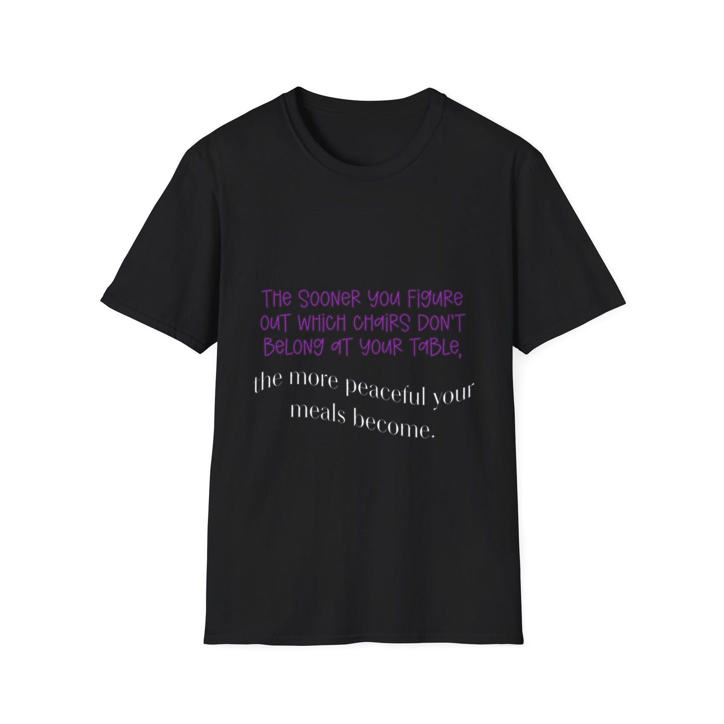 Unisex Softstyle T-Shirt with a witty, humor saying
