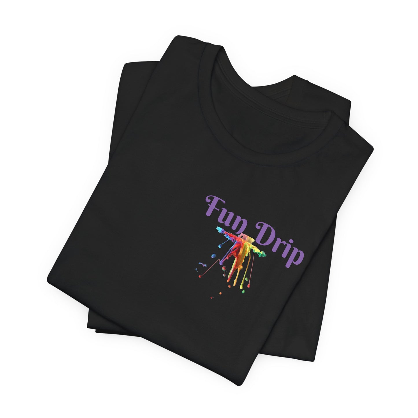 Fun Drip Graphic Tee - Unisex Jersey Short Sleeve T-Shirt for Casual Wear