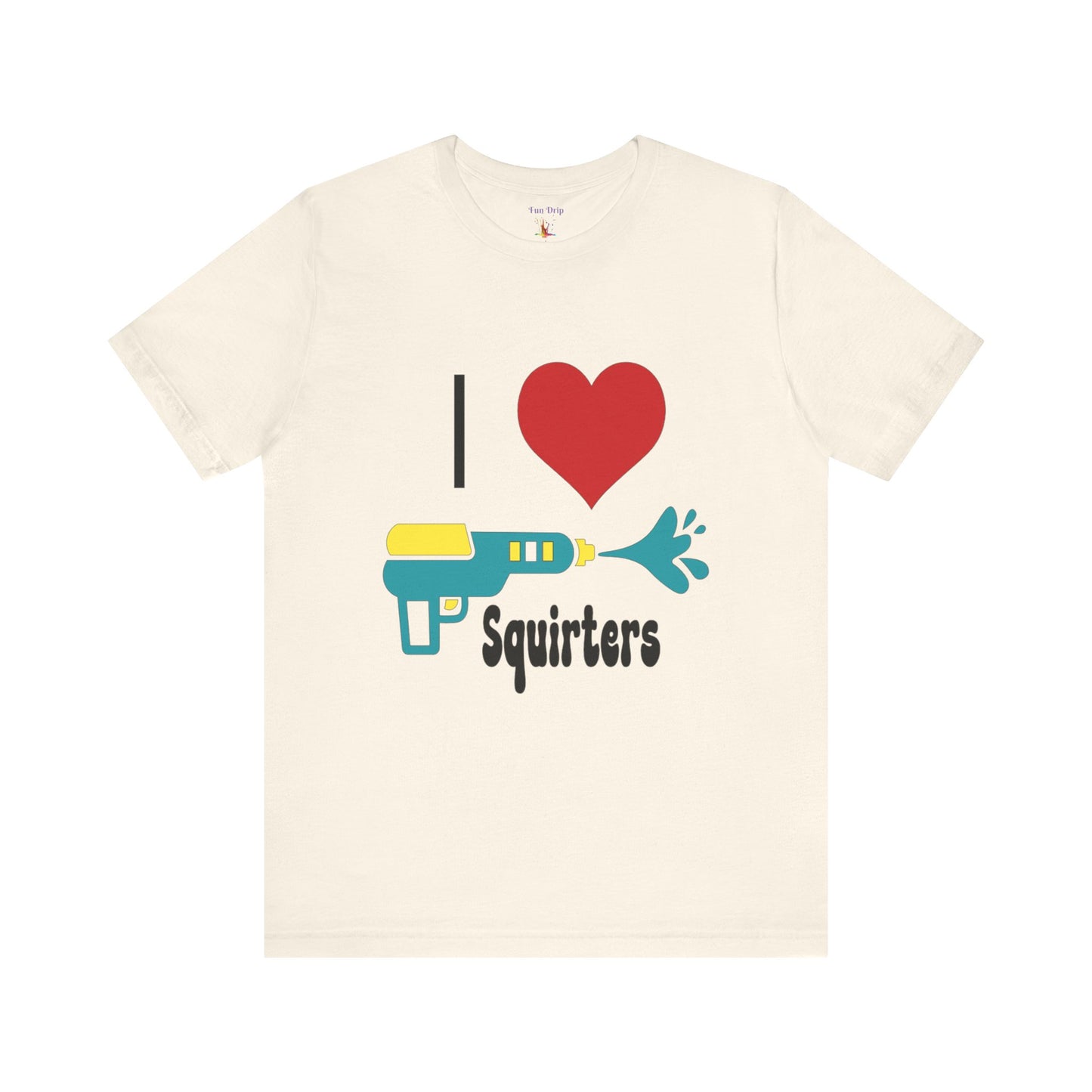 Funny Squirt Gun Joke Tee, Humorous Water Pistol T-Shirt, Prank Unisex Top, Hilarious Graphic Shirt, Sarcastic Men's Tshirt