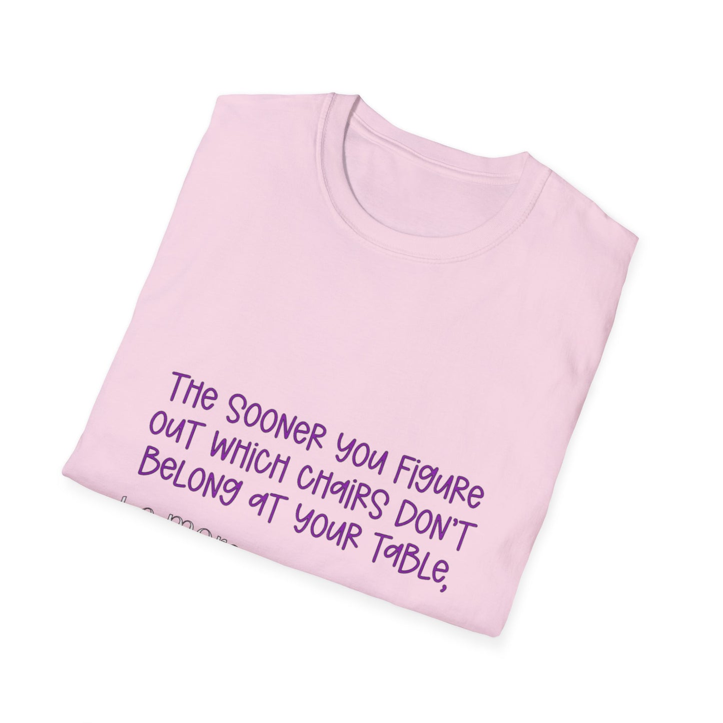 Unisex Softstyle T-Shirt with a witty, humor saying