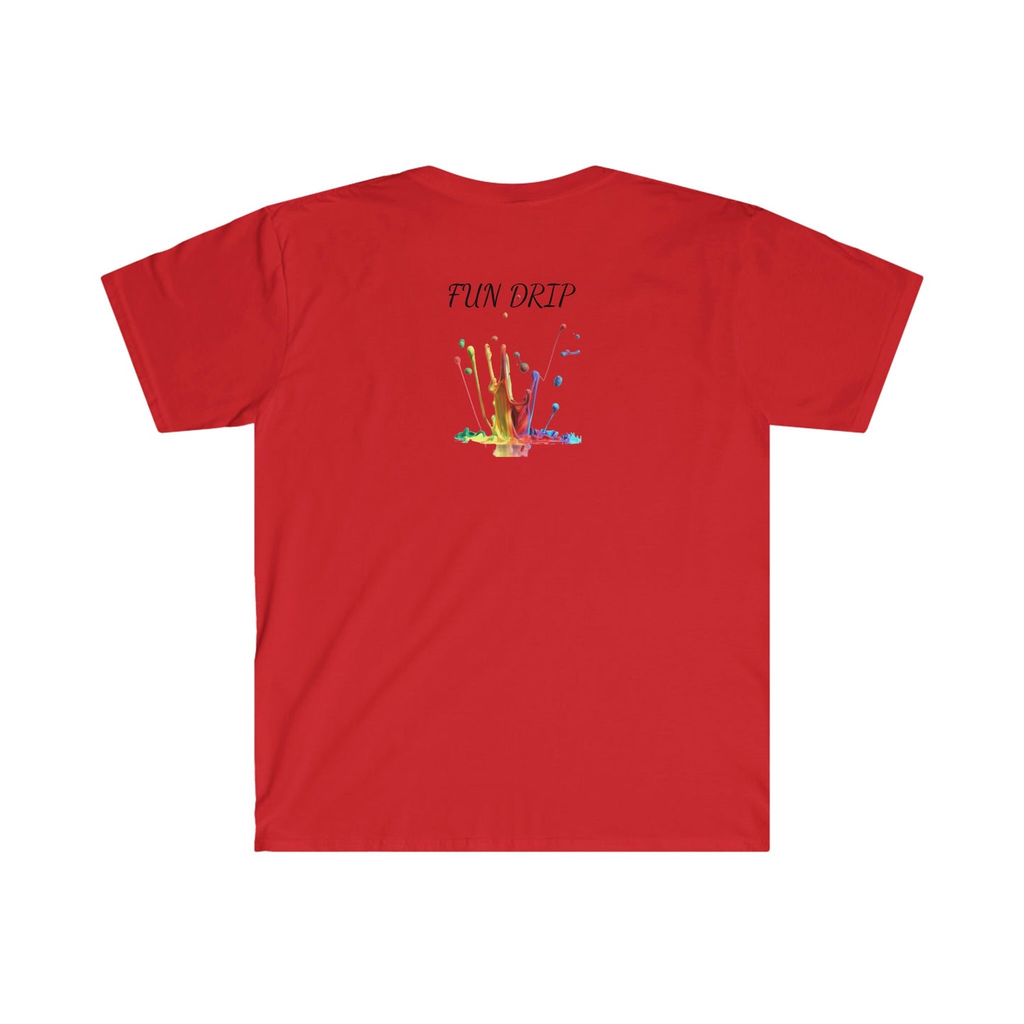 Unisex Softstyle T-Shirt, lips, weed, smoke