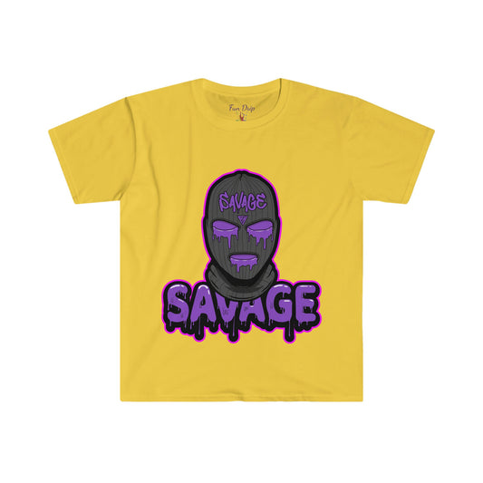 Unisex Softstyle T-Shirt, ski mask, savage, hustle, mask