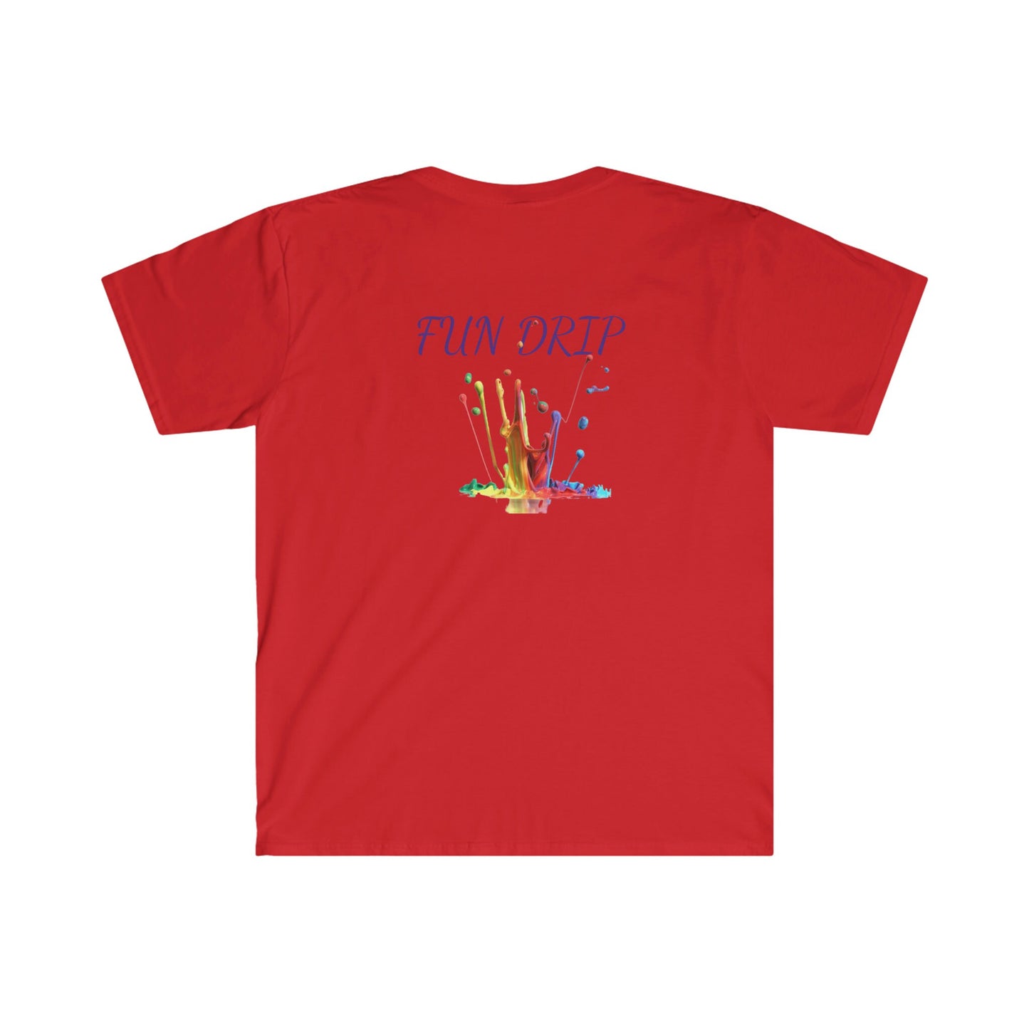 Unisex Softstyle T-Shirt, Running grass, weed, road, walking, money