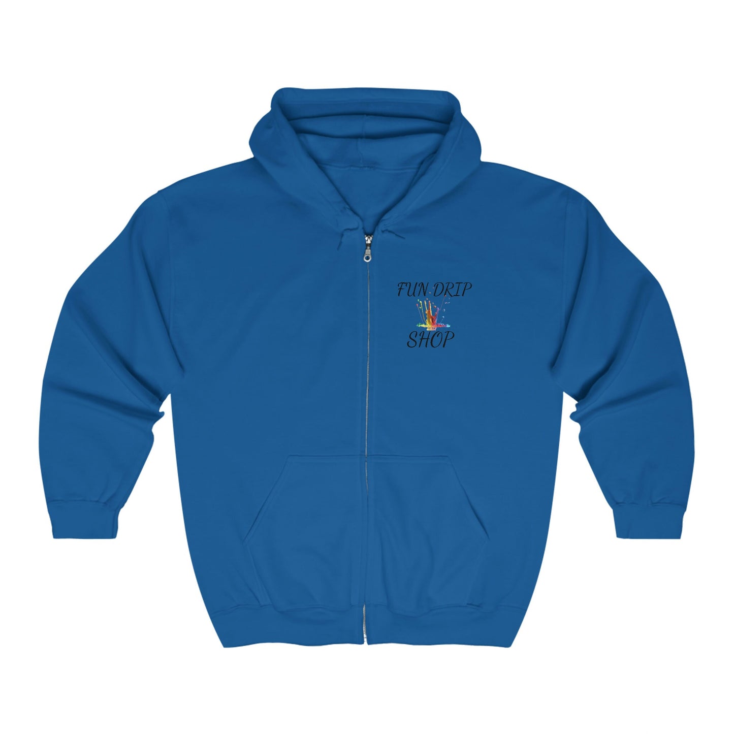 Unisex Heavy Blend Full Zip Hooded Sweatshirt, Greatest of all time, GOAT, Hoodie Red, Drip
