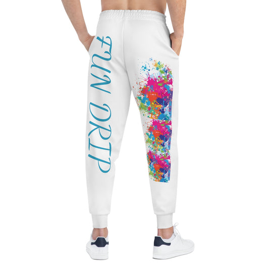 Athletic Joggers (AOP), paint platter, fun, colorful, bold paint colors