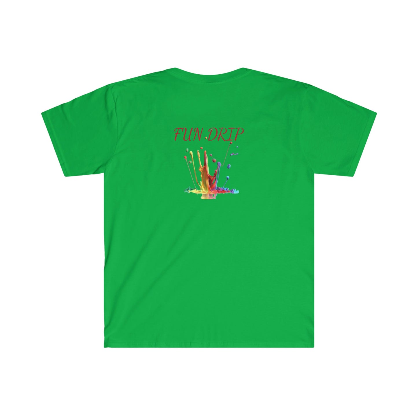 Unisex Softstyle T-Shirt, Lips, dripping lips, sparkling lips, mouth