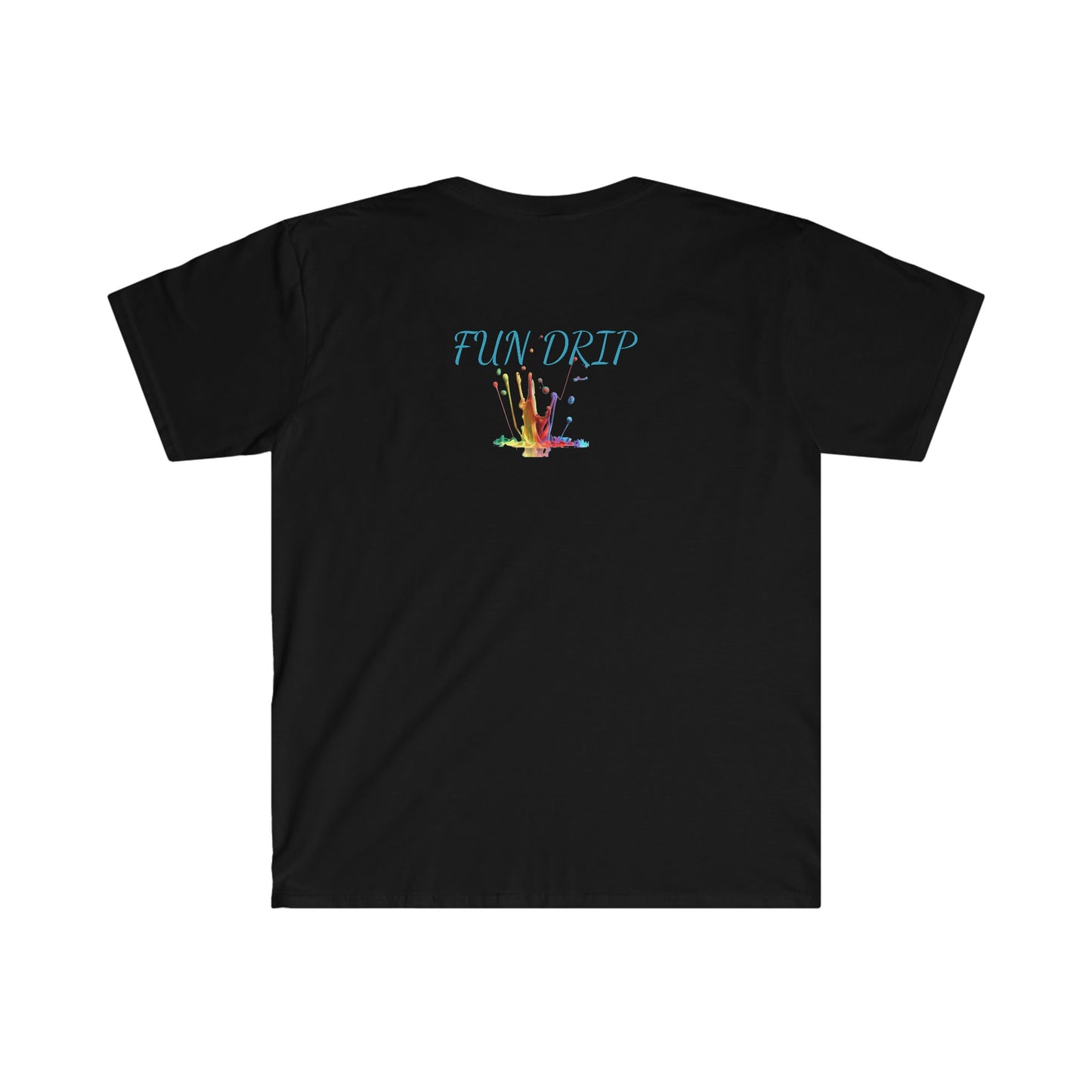 T-Shirt, night scene, fish, coral reef fish, night sky, moonlight