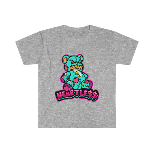 Unisex Softstyle T-Shirt, heartless, hustle, bear, heart broken
